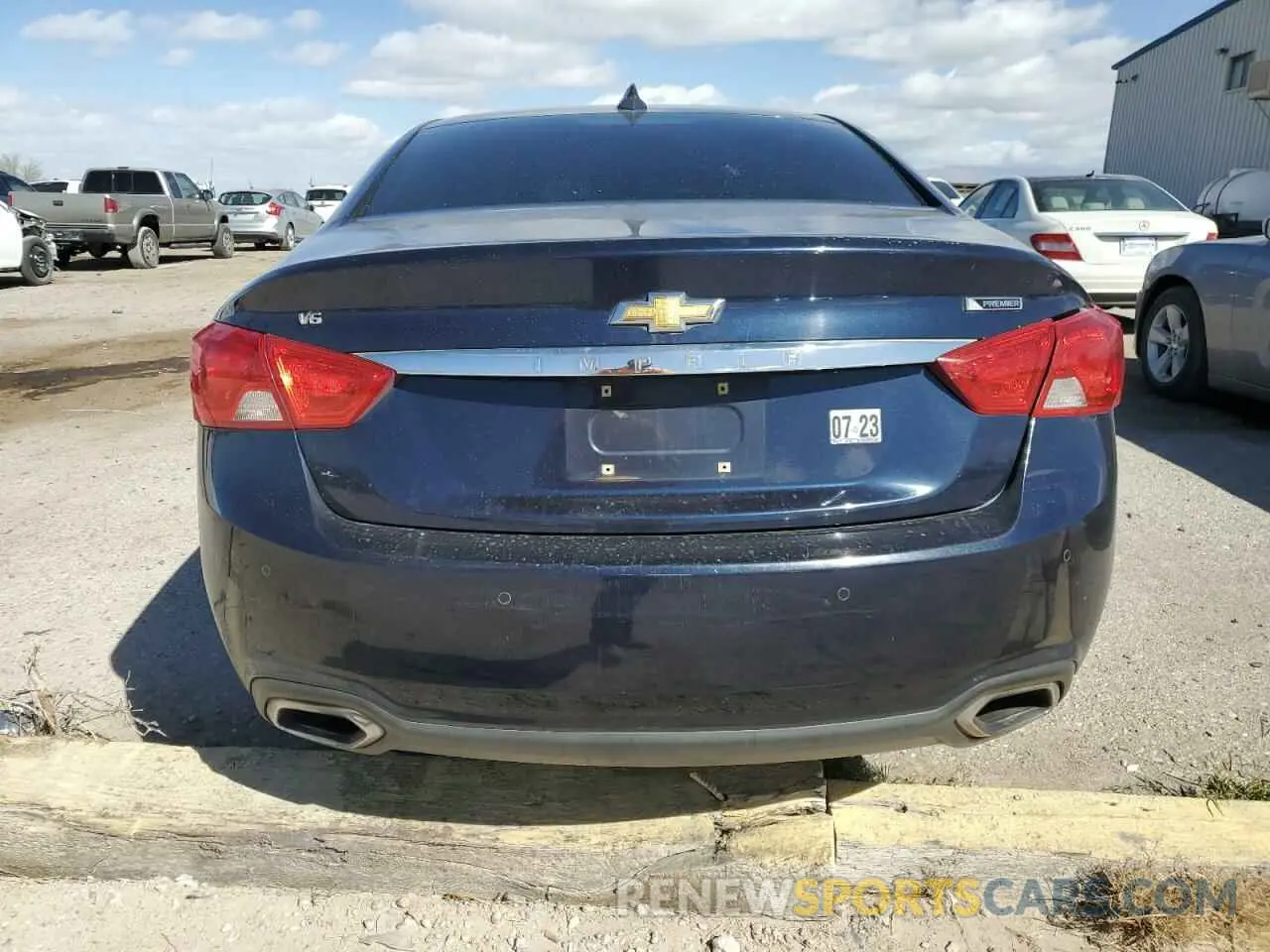 6 Photograph of a damaged car 2G1105S33K9131482 CHEVROLET IMPALA 2019