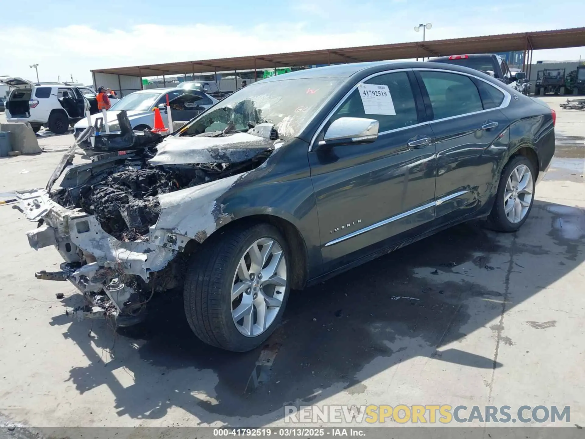 2 Photograph of a damaged car 2G1105S34K9111211 CHEVROLET IMPALA 2019