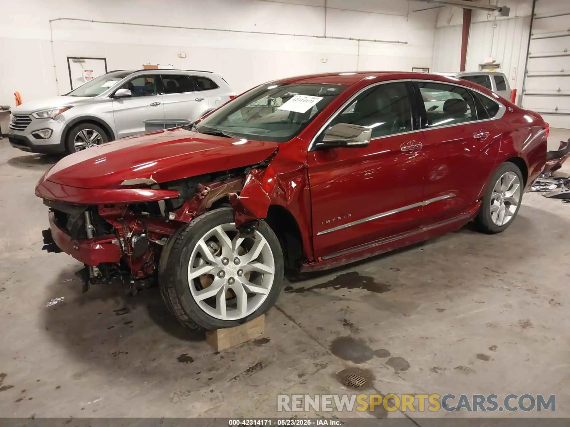 2 Photograph of a damaged car 2G1105S34K9123388 CHEVROLET IMPALA 2019