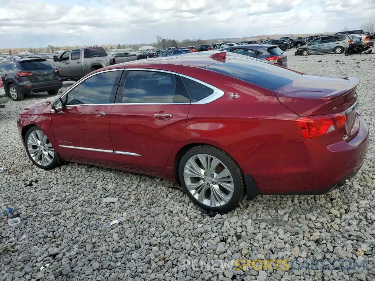 2 Photograph of a damaged car 2G1105S36K9101005 CHEVROLET IMPALA 2019