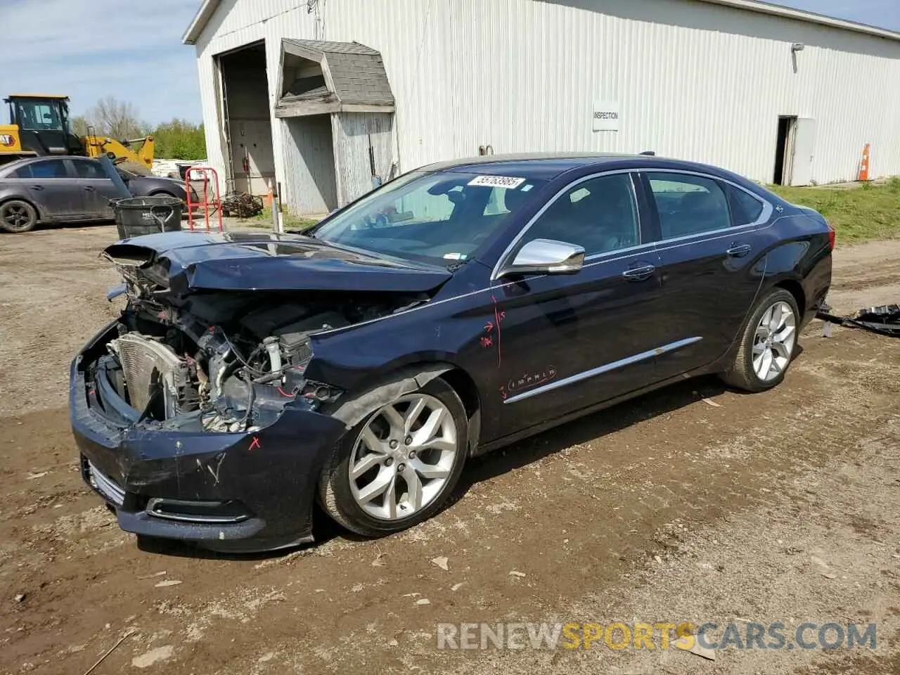 1 Photograph of a damaged car 2G1105S38K9107873 CHEVROLET IMPALA 2019