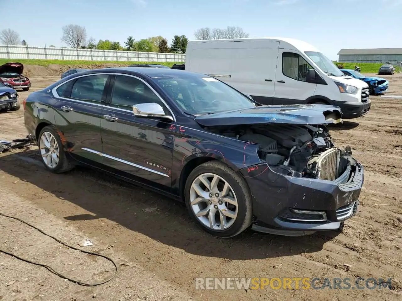 4 Photograph of a damaged car 2G1105S38K9107873 CHEVROLET IMPALA 2019