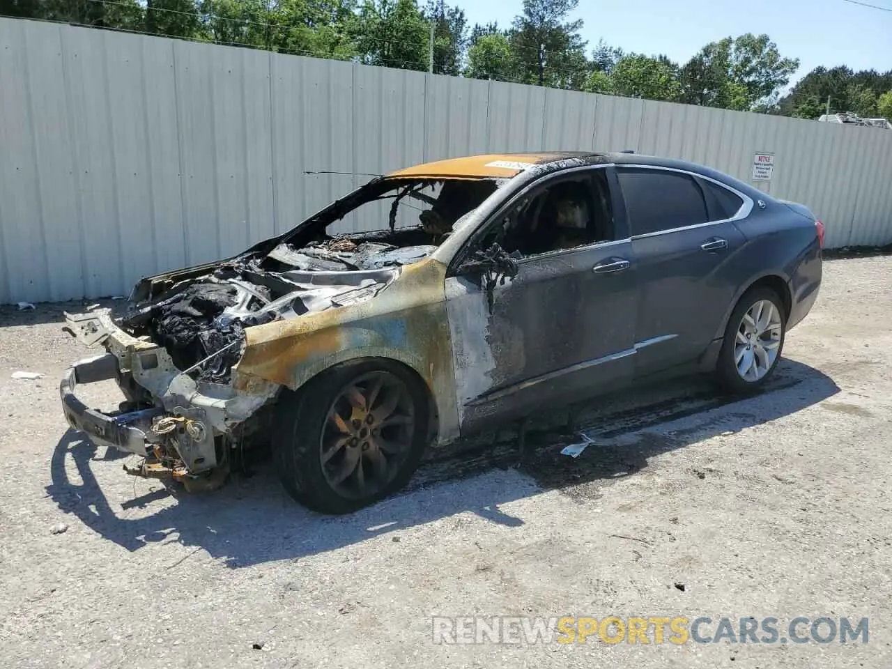 1 Photograph of a damaged car 2G1105S38K9152036 CHEVROLET IMPALA 2019