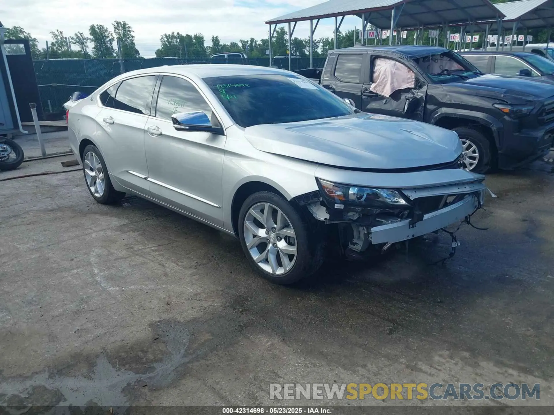 1 Photograph of a damaged car 2G1105S3XK9136680 CHEVROLET IMPALA 2019