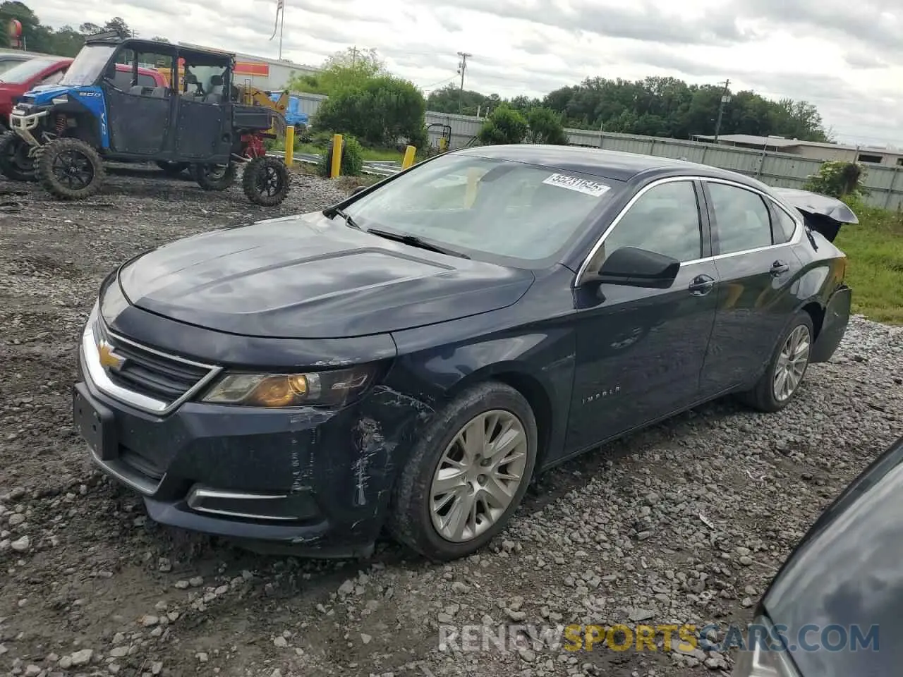 1 Photograph of a damaged car 2G11X5SA7K9115702 CHEVROLET IMPALA 2019