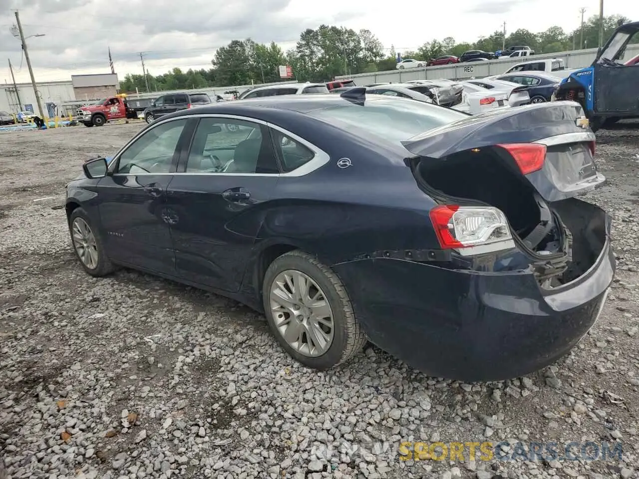 2 Photograph of a damaged car 2G11X5SA7K9115702 CHEVROLET IMPALA 2019