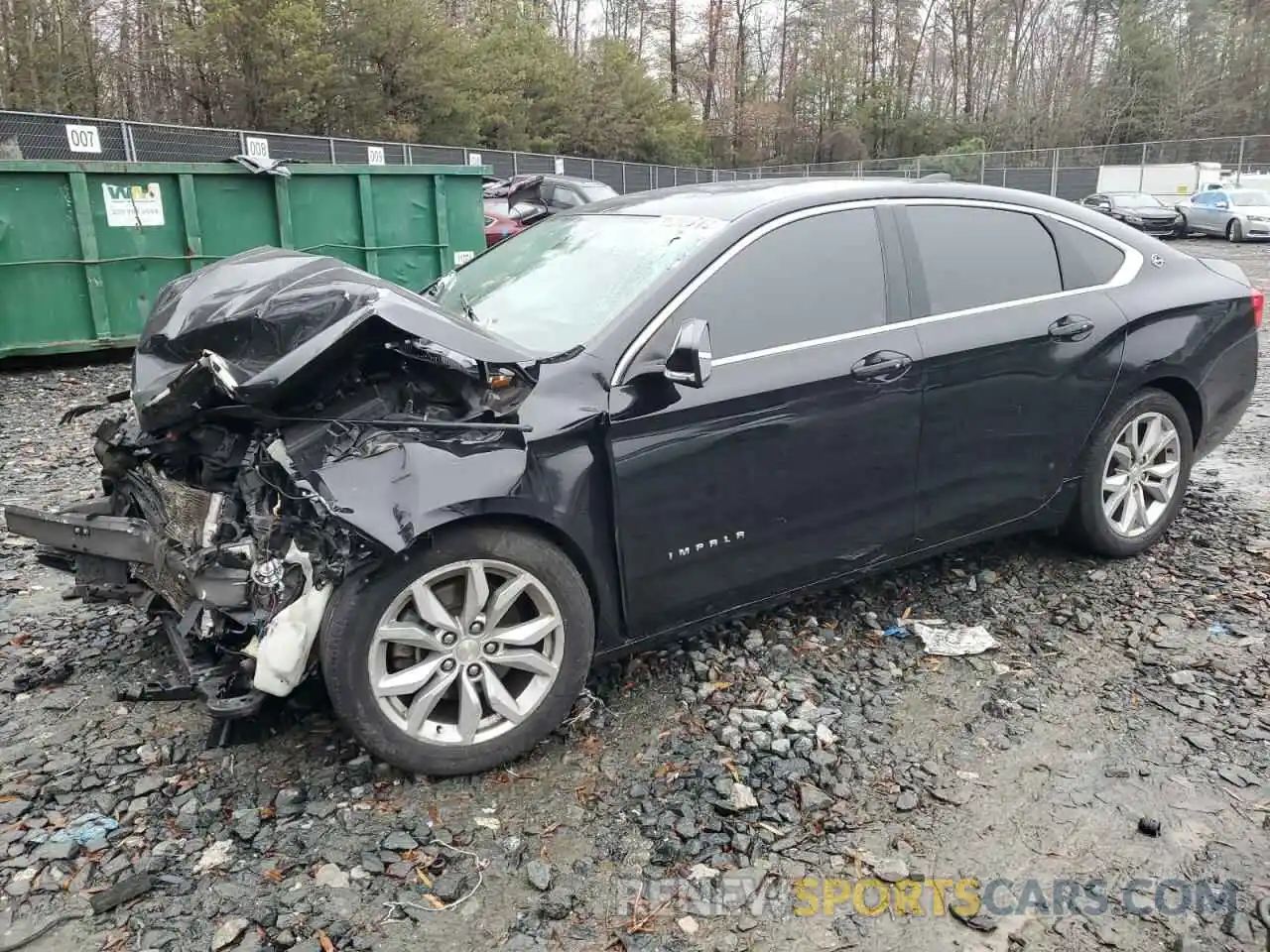 1 Photograph of a damaged car 2G11Z5S30K9107355 CHEVROLET IMPALA 2019