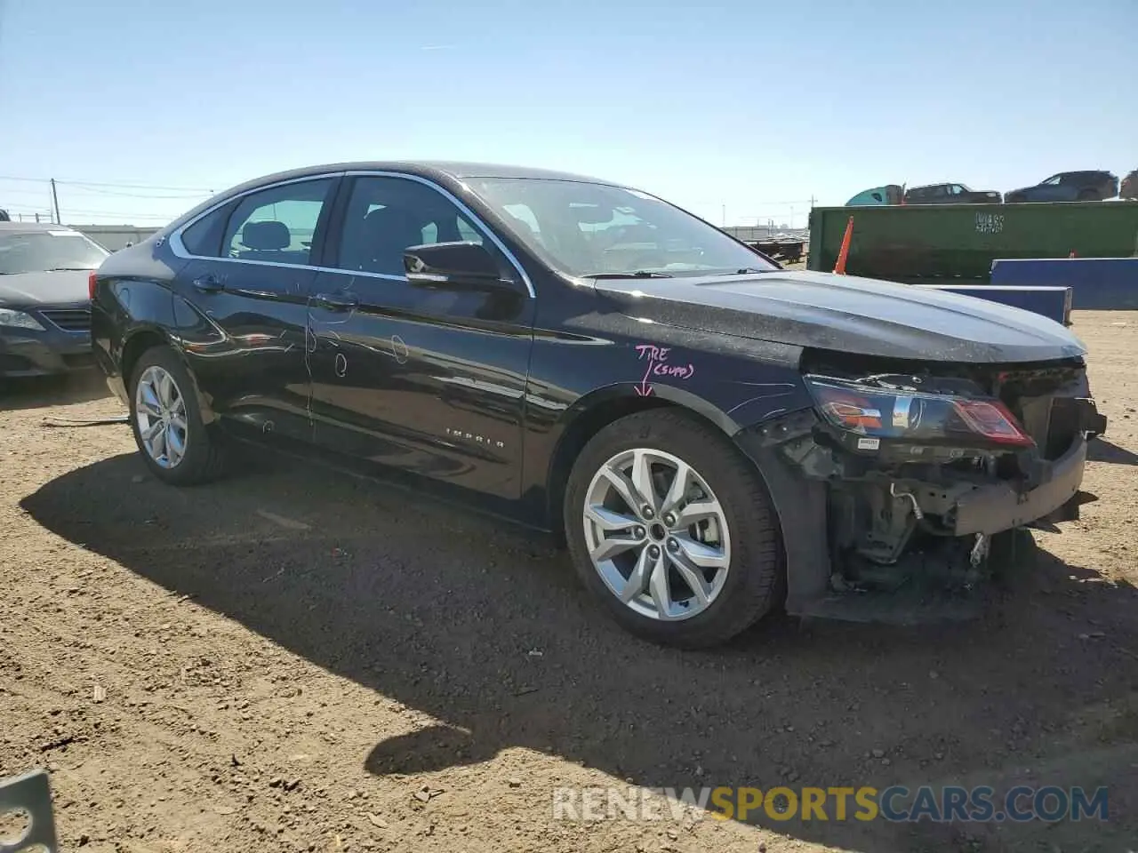 4 Photograph of a damaged car 2G11Z5S33K9113330 CHEVROLET IMPALA 2019