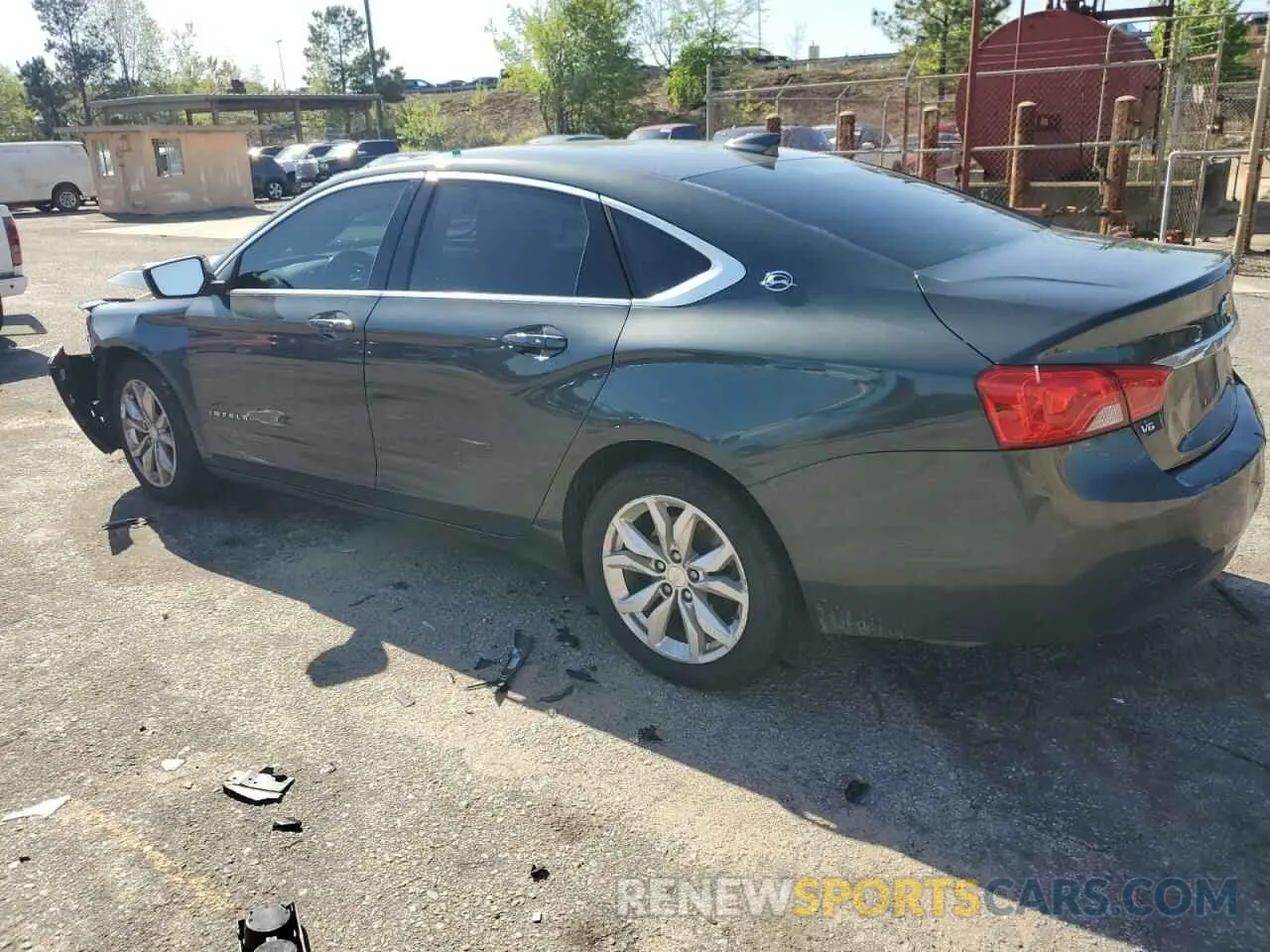 2 Photograph of a damaged car 2G11Z5S34K9113921 CHEVROLET IMPALA 2019