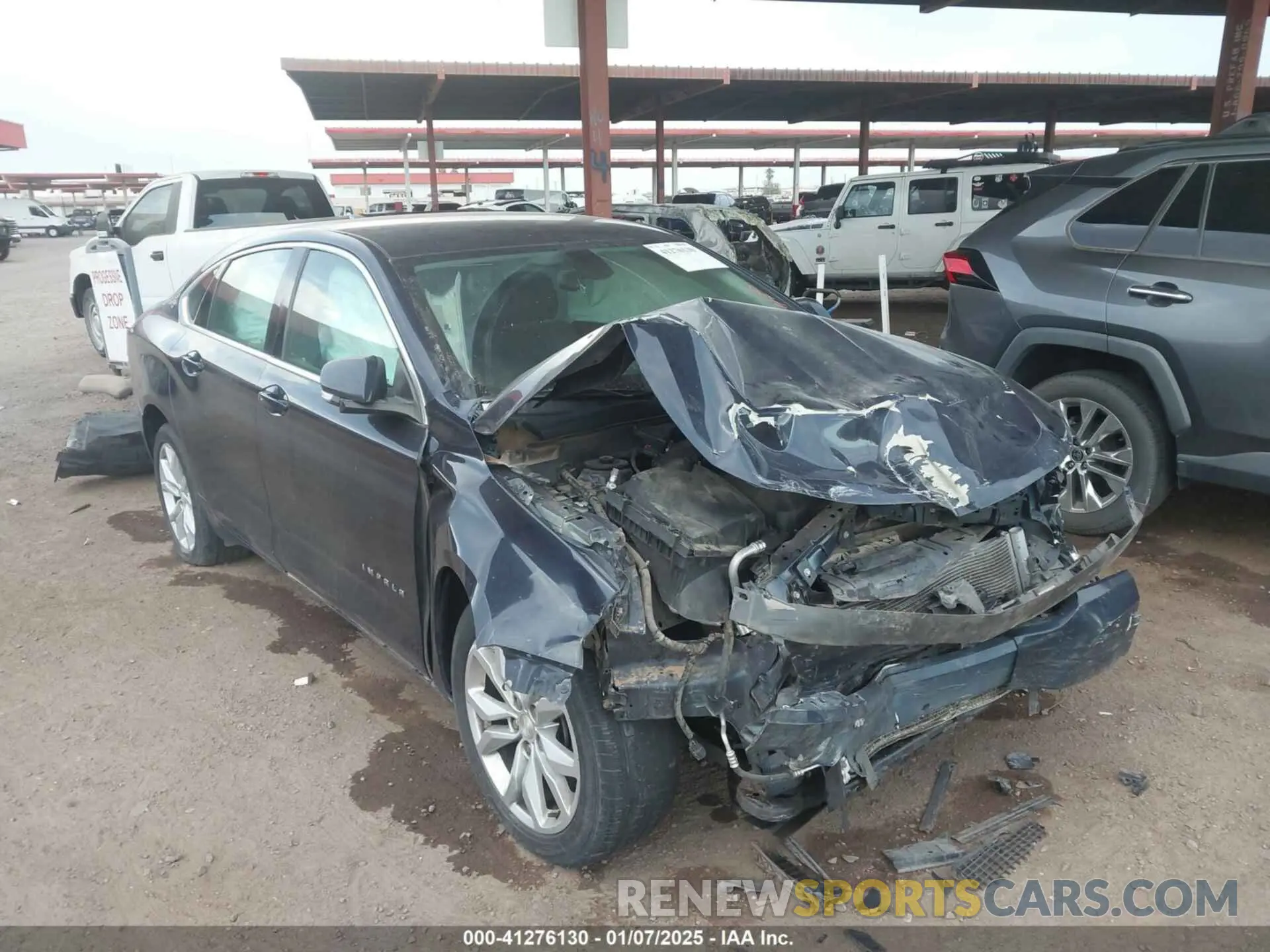 1 Photograph of a damaged car 2G11Z5SA0K9124042 CHEVROLET IMPALA 2019
