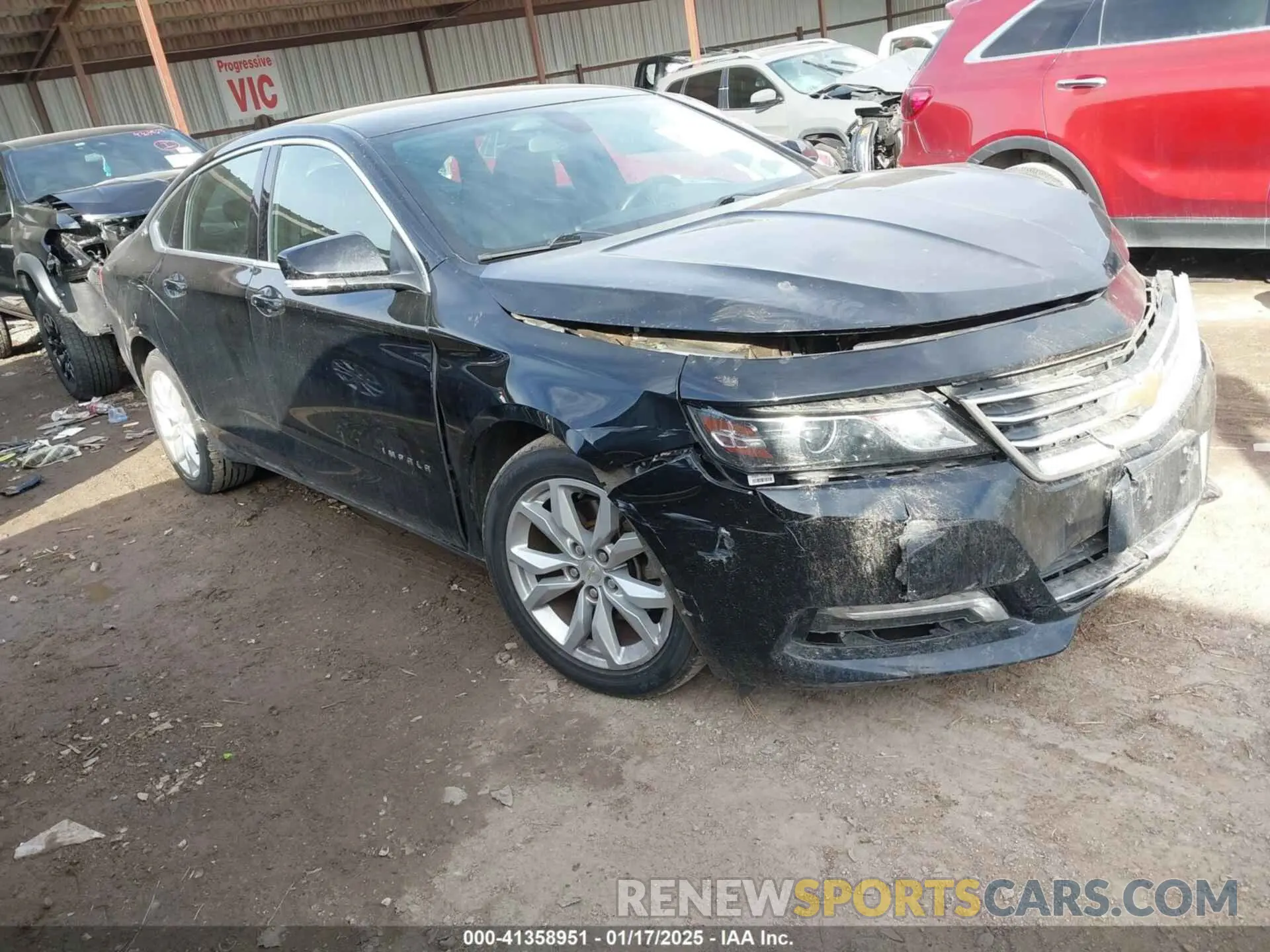 1 Photograph of a damaged car 2G11Z5SA1K9133722 CHEVROLET IMPALA 2019