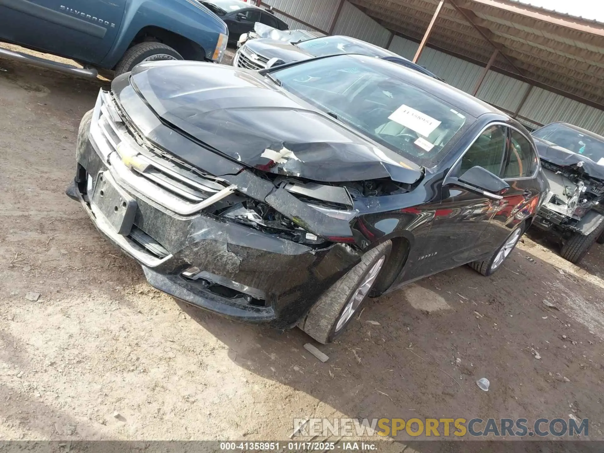 2 Photograph of a damaged car 2G11Z5SA1K9133722 CHEVROLET IMPALA 2019