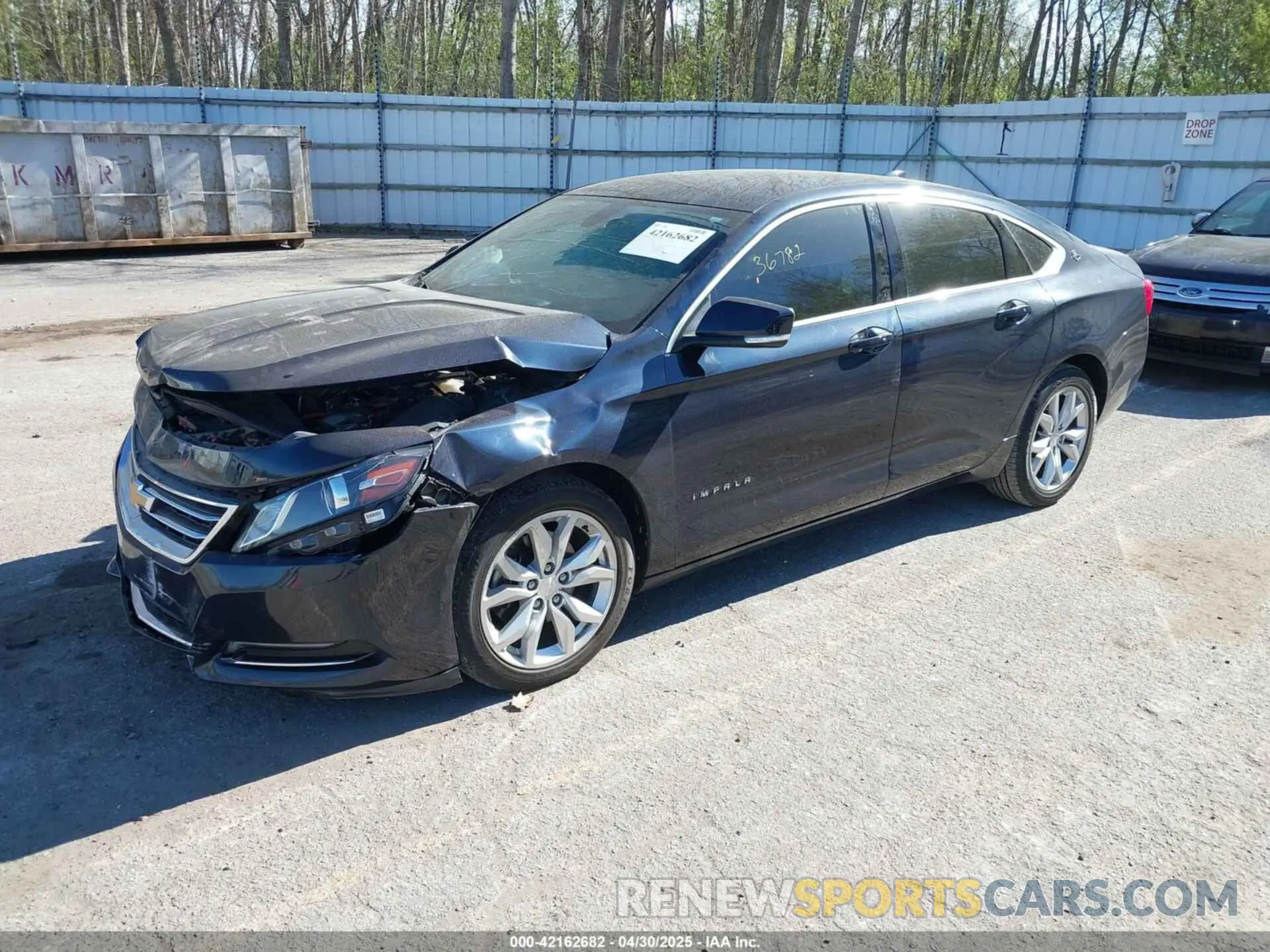2 Photograph of a damaged car 2G11Z5SA1K9136782 CHEVROLET IMPALA 2019