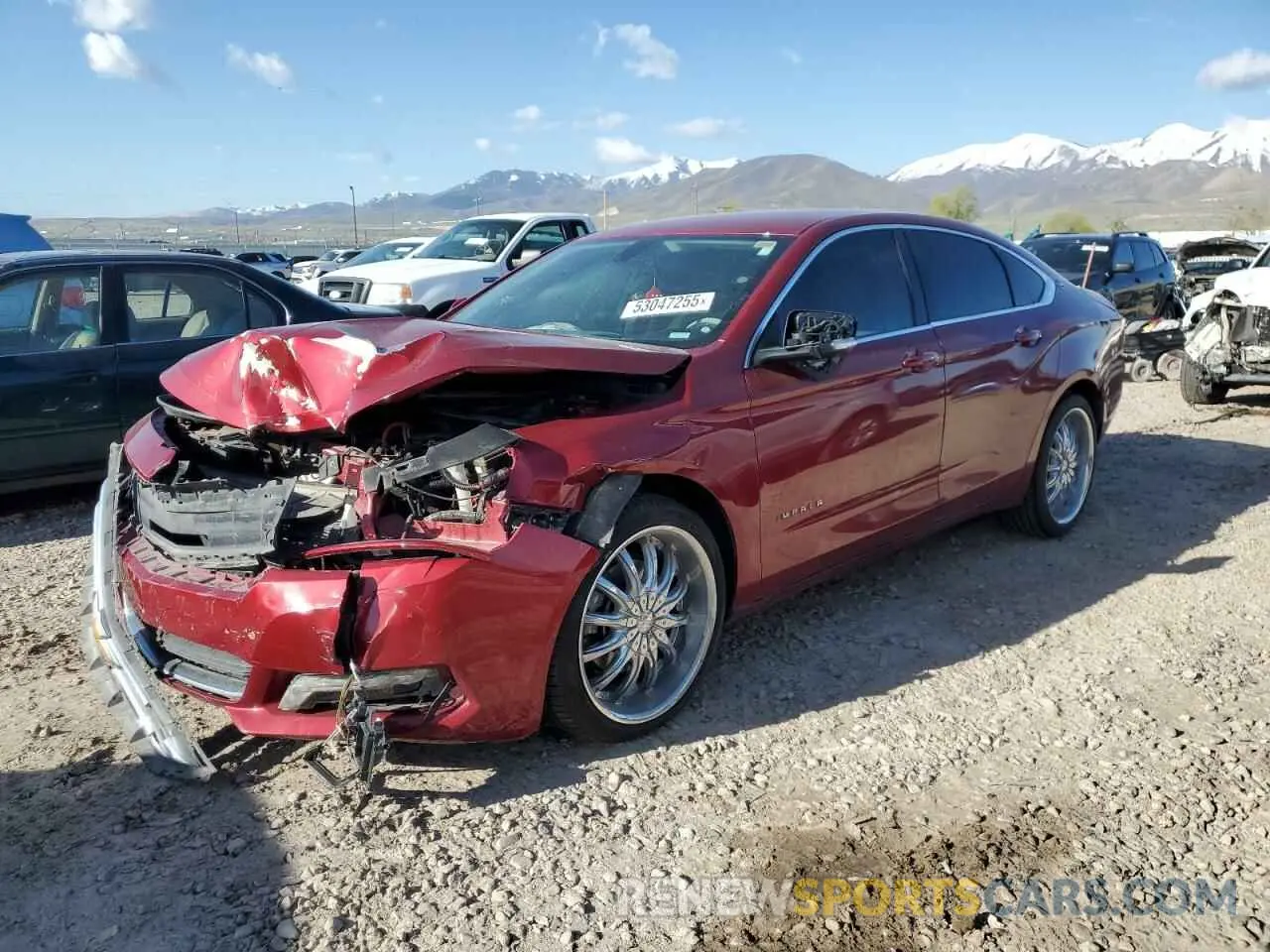 1 Photograph of a damaged car 2G11Z5SA3K9137478 CHEVROLET IMPALA 2019