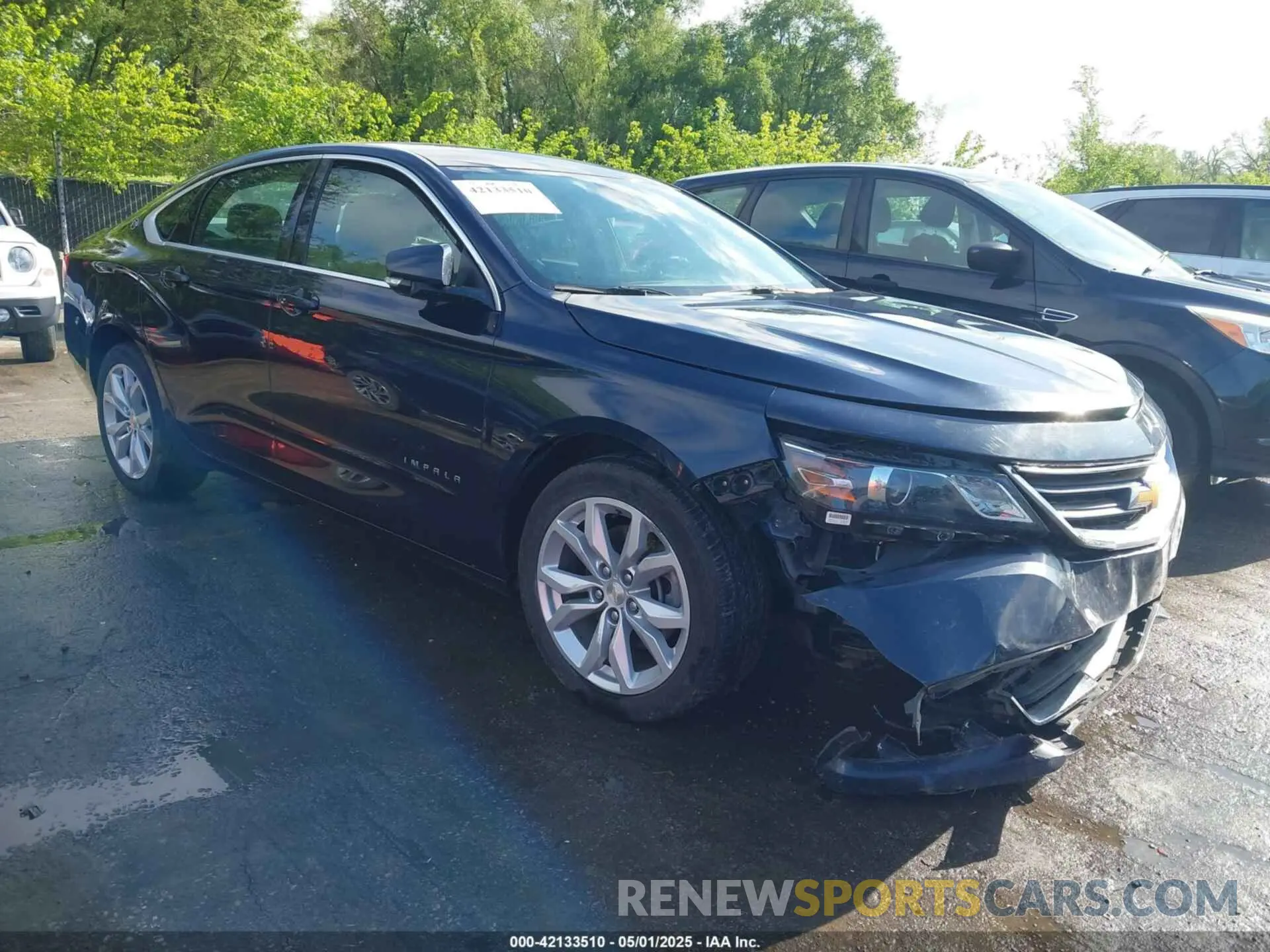 1 Photograph of a damaged car 2G11Z5SA6K9115152 CHEVROLET IMPALA 2019