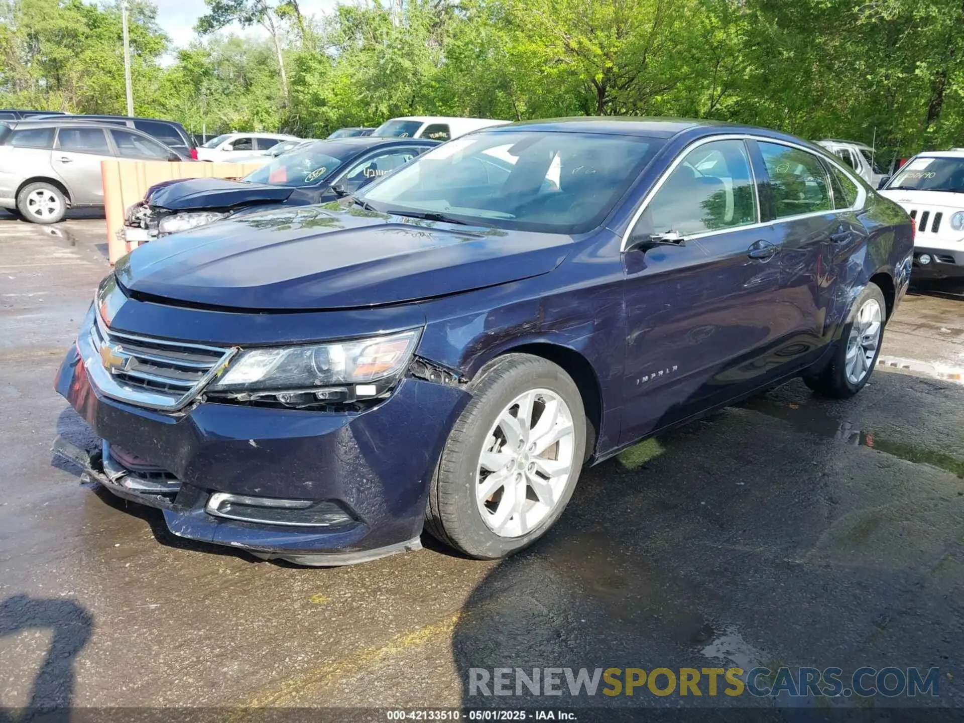 2 Photograph of a damaged car 2G11Z5SA6K9115152 CHEVROLET IMPALA 2019