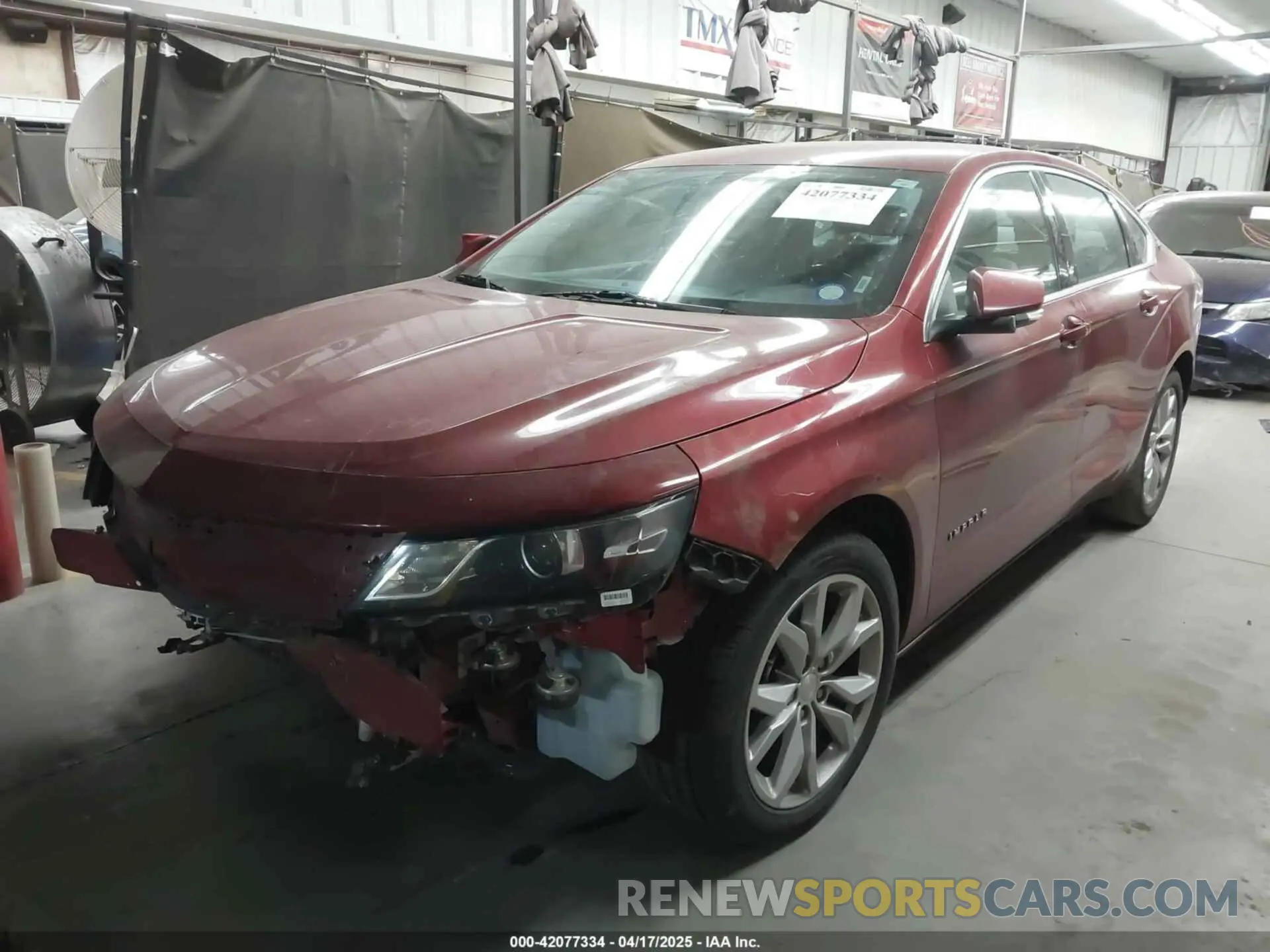 2 Photograph of a damaged car 2G11Z5SA6K9148510 CHEVROLET IMPALA 2019