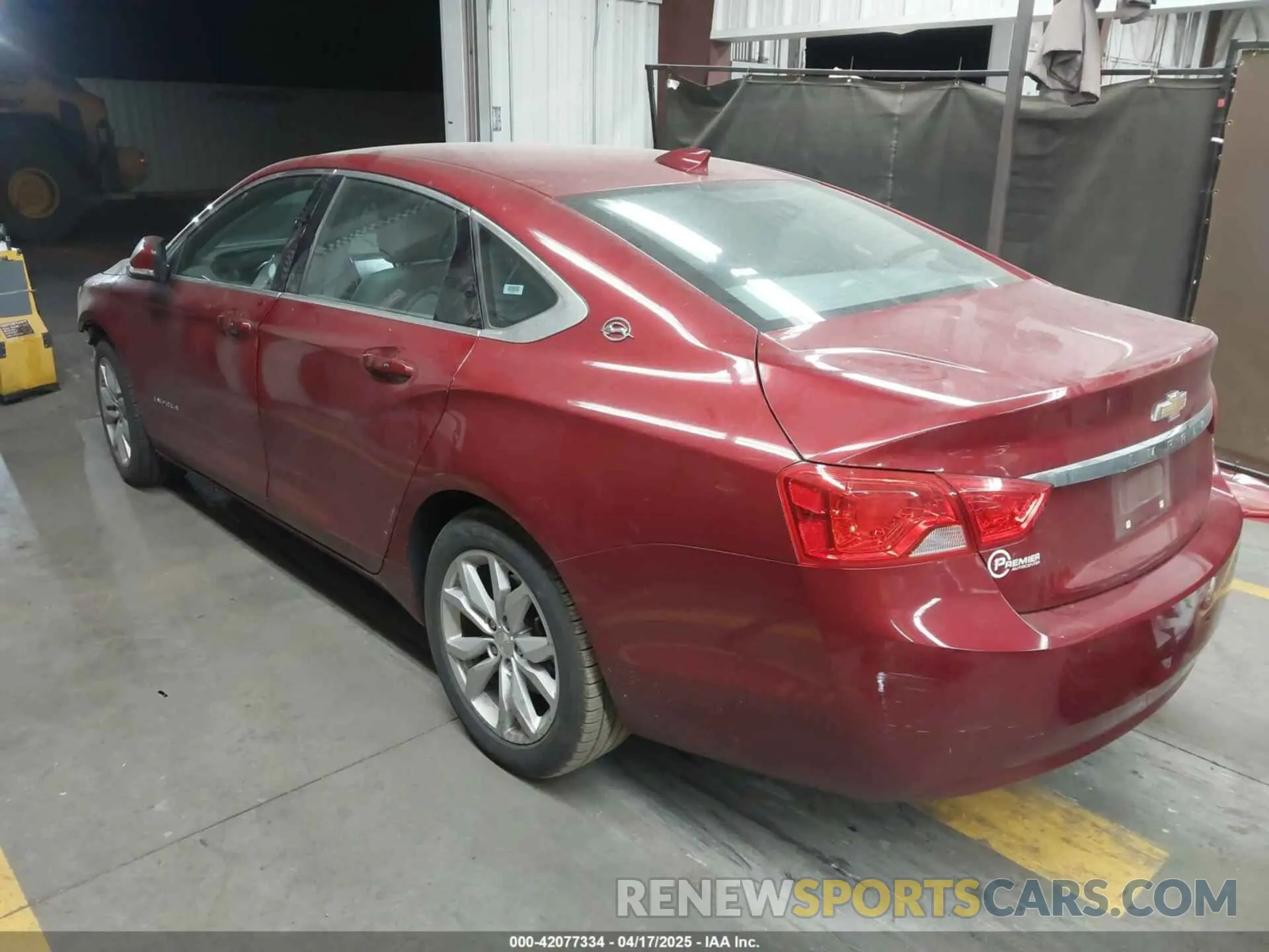 3 Photograph of a damaged car 2G11Z5SA6K9148510 CHEVROLET IMPALA 2019