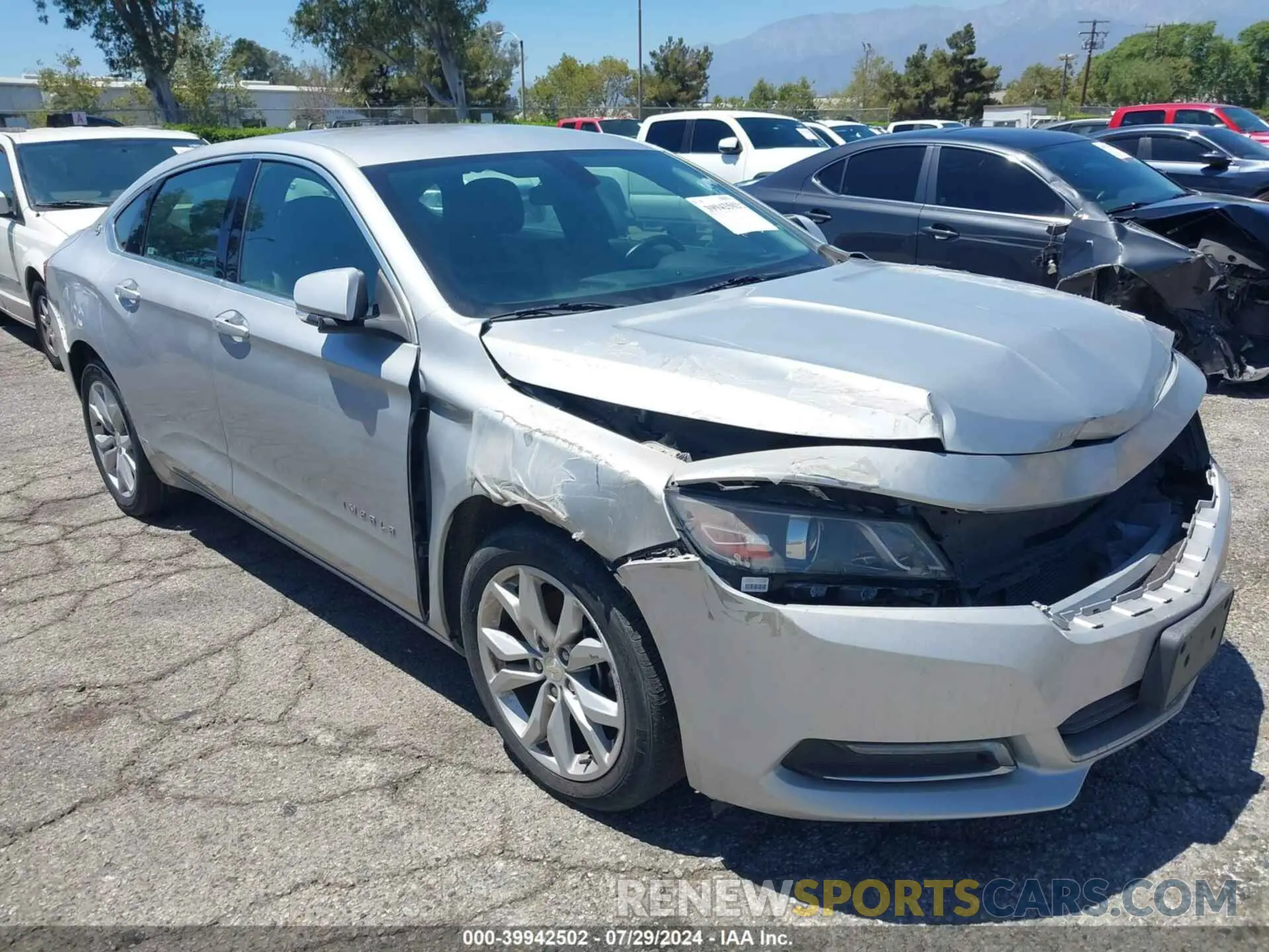 1 Photograph of a damaged car 2G11Z5SA8K9147892 CHEVROLET IMPALA 2019