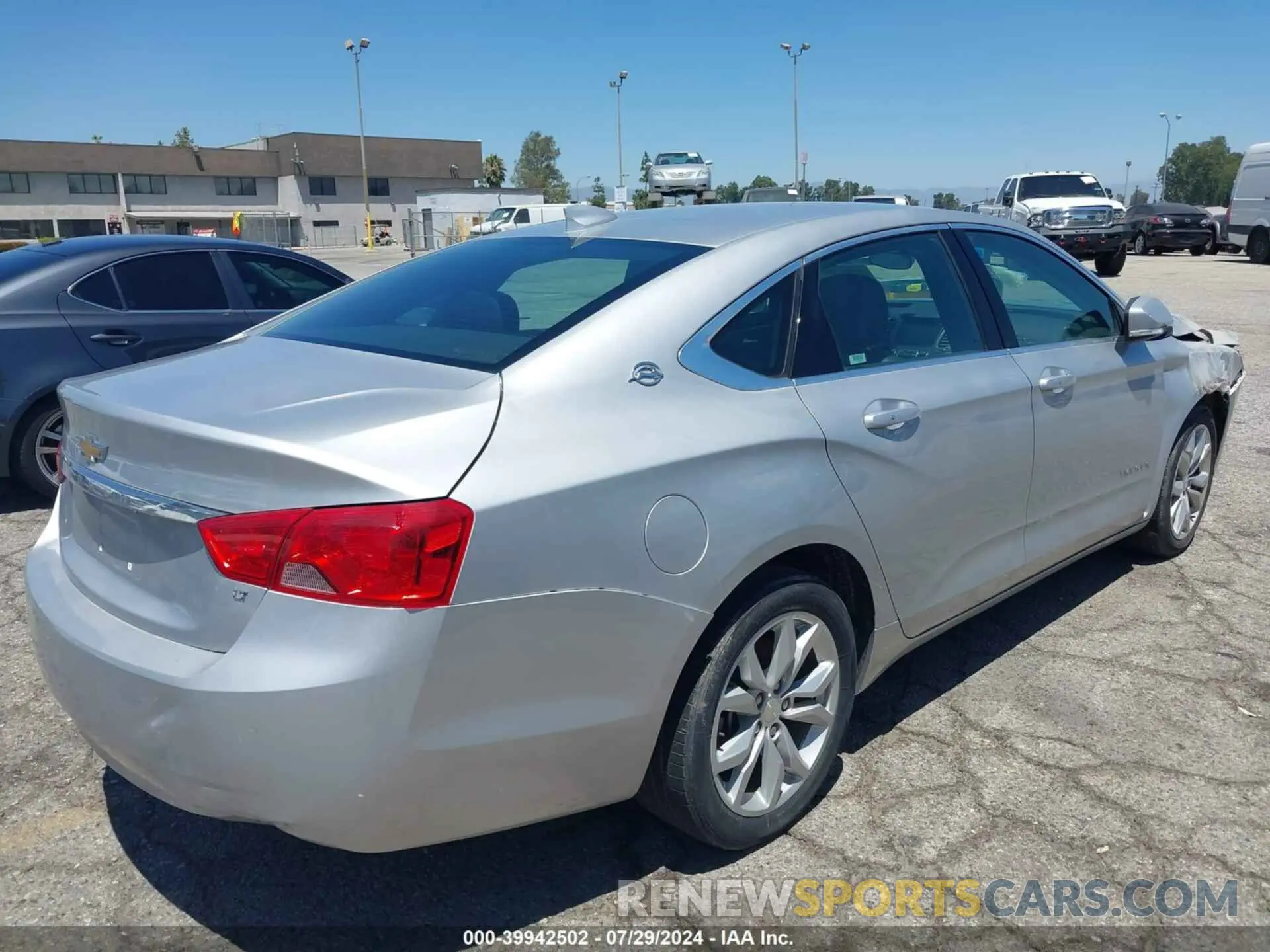 4 Photograph of a damaged car 2G11Z5SA8K9147892 CHEVROLET IMPALA 2019