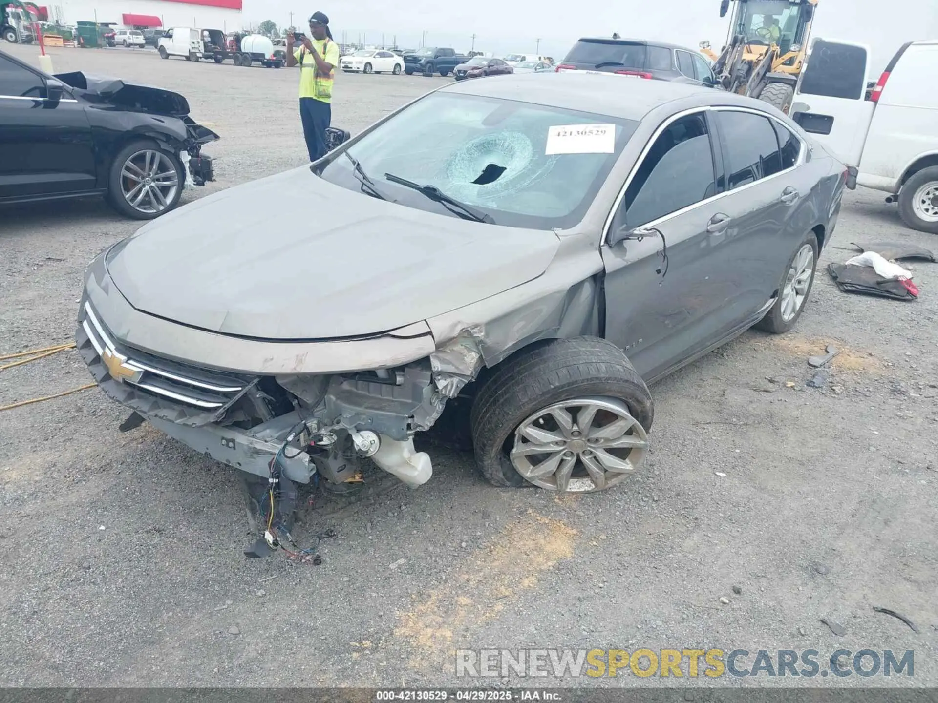 2 Photograph of a damaged car 2G11Z5SA9K9144063 CHEVROLET IMPALA 2019