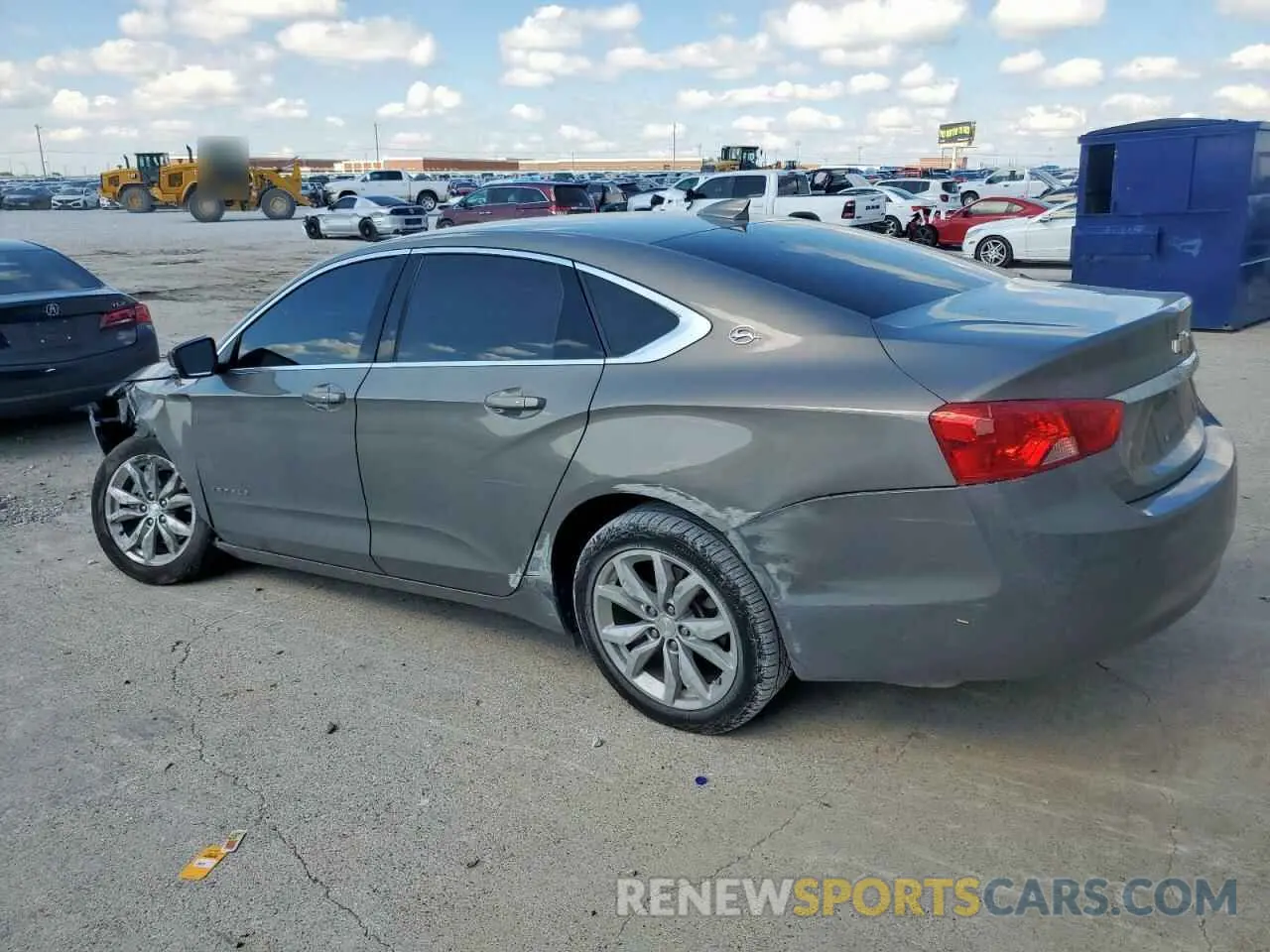 2 Photograph of a damaged car 2G11Z5SAXK9149451 CHEVROLET IMPALA 2019