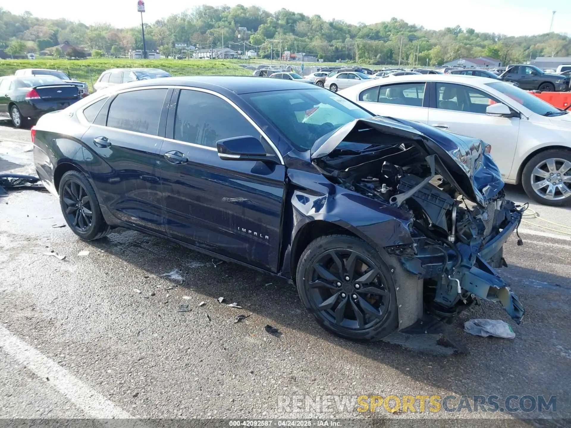 1 Photograph of a damaged car 2G11Z5SAXK9151684 CHEVROLET IMPALA 2019