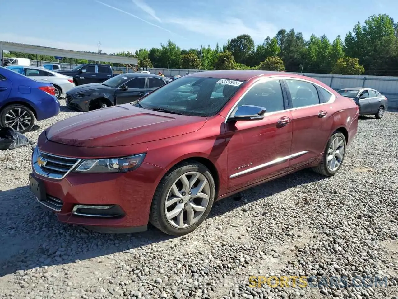1 Photograph of a damaged car 1G1105S34LU106384 CHEVROLET IMPALA 2020