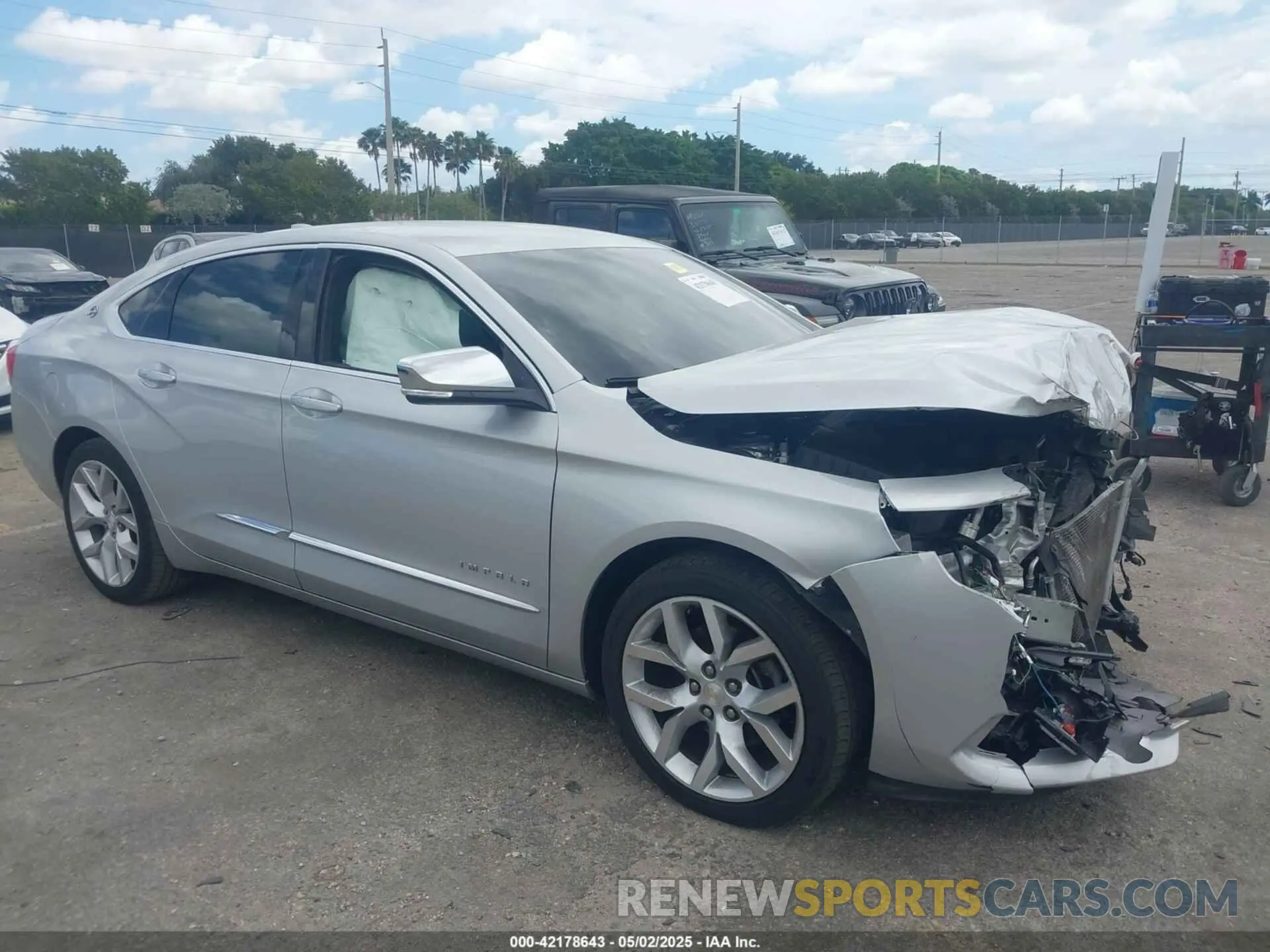 1 Photograph of a damaged car 1G1105S35LU112811 CHEVROLET IMPALA 2020