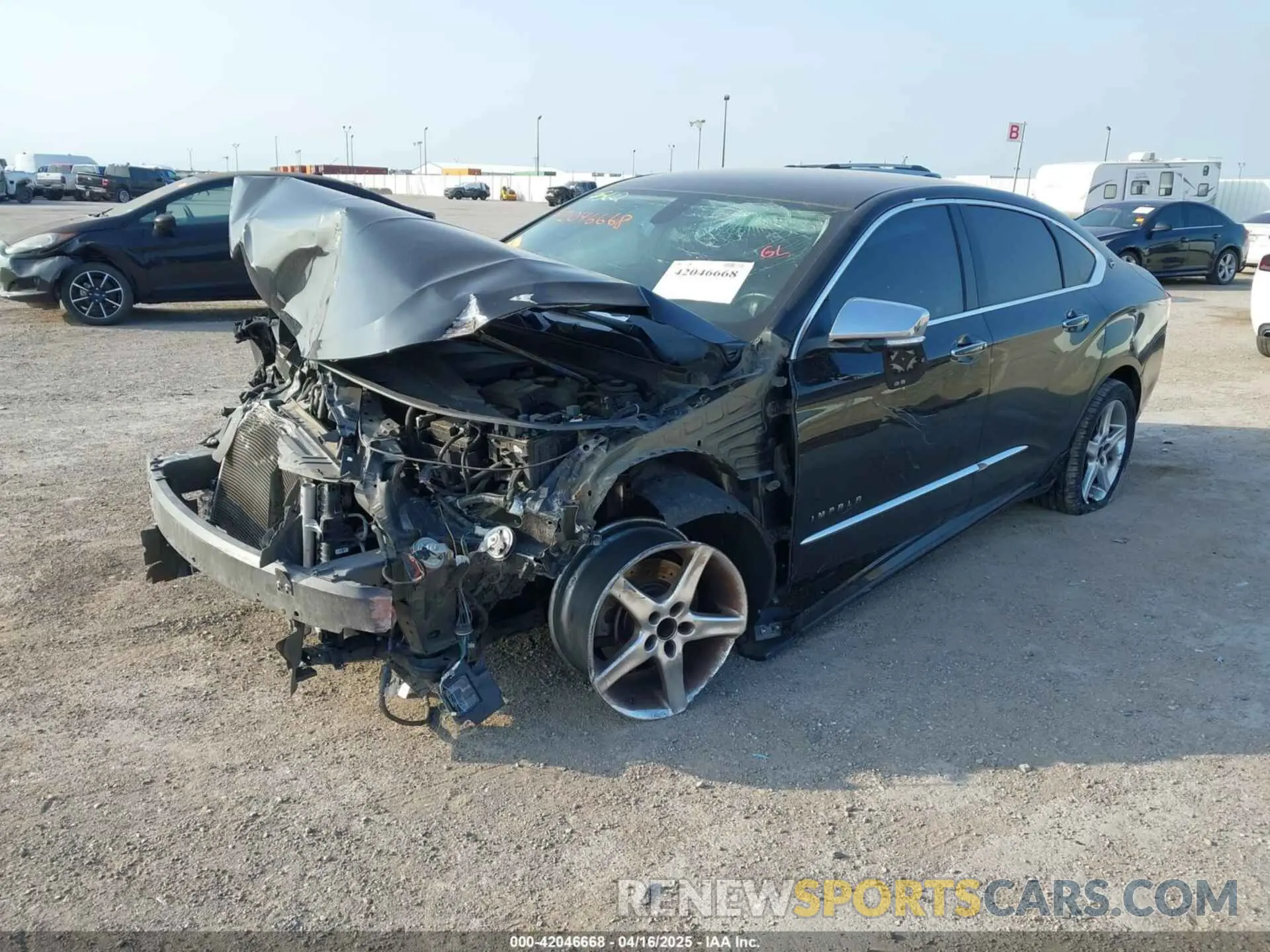 2 Photograph of a damaged car 1G1105S37LU107562 CHEVROLET IMPALA 2020