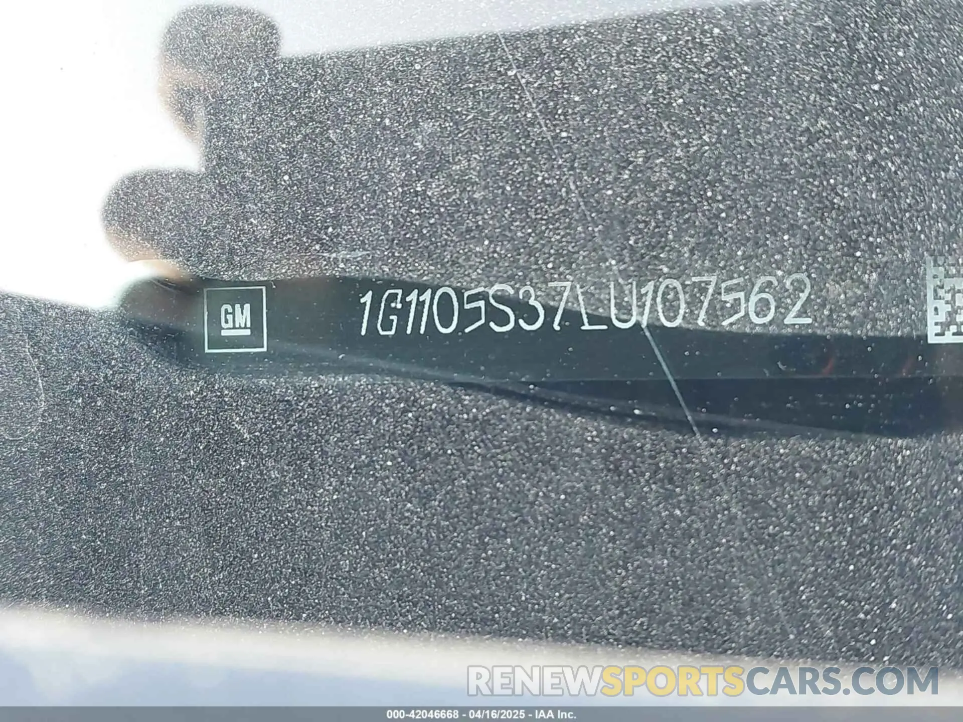 9 Photograph of a damaged car 1G1105S37LU107562 CHEVROLET IMPALA 2020