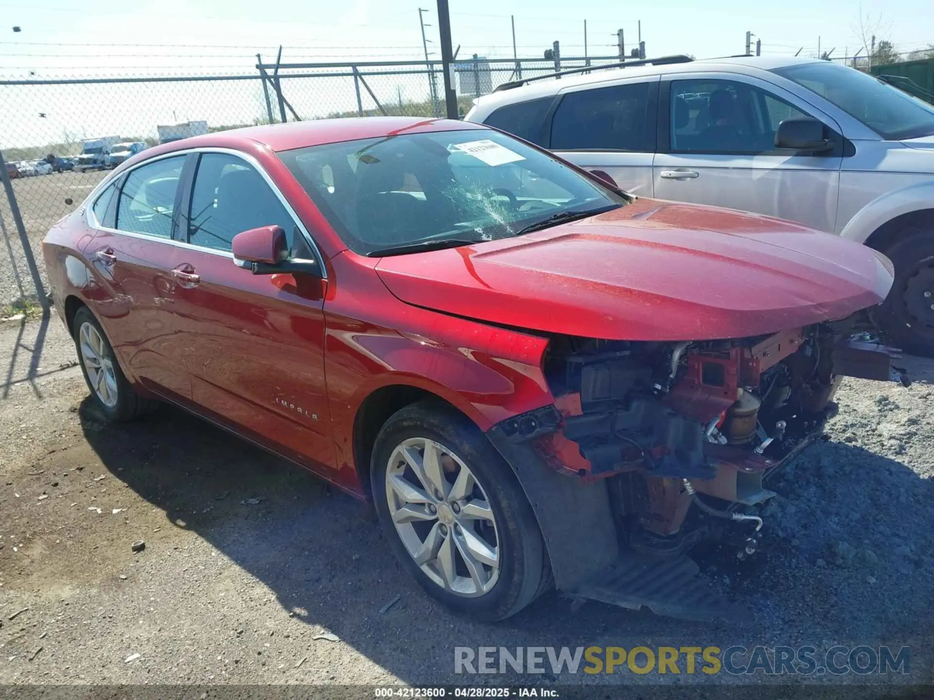 1 Photograph of a damaged car 1G11Z5S30LU104766 CHEVROLET IMPALA 2020