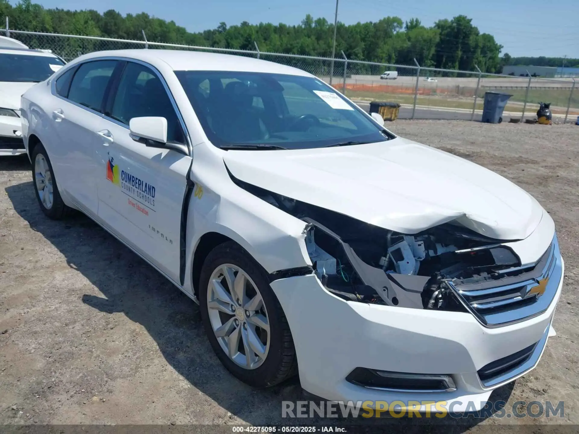 1 Photograph of a damaged car 1G11Z5S38LU115398 CHEVROLET IMPALA 2020
