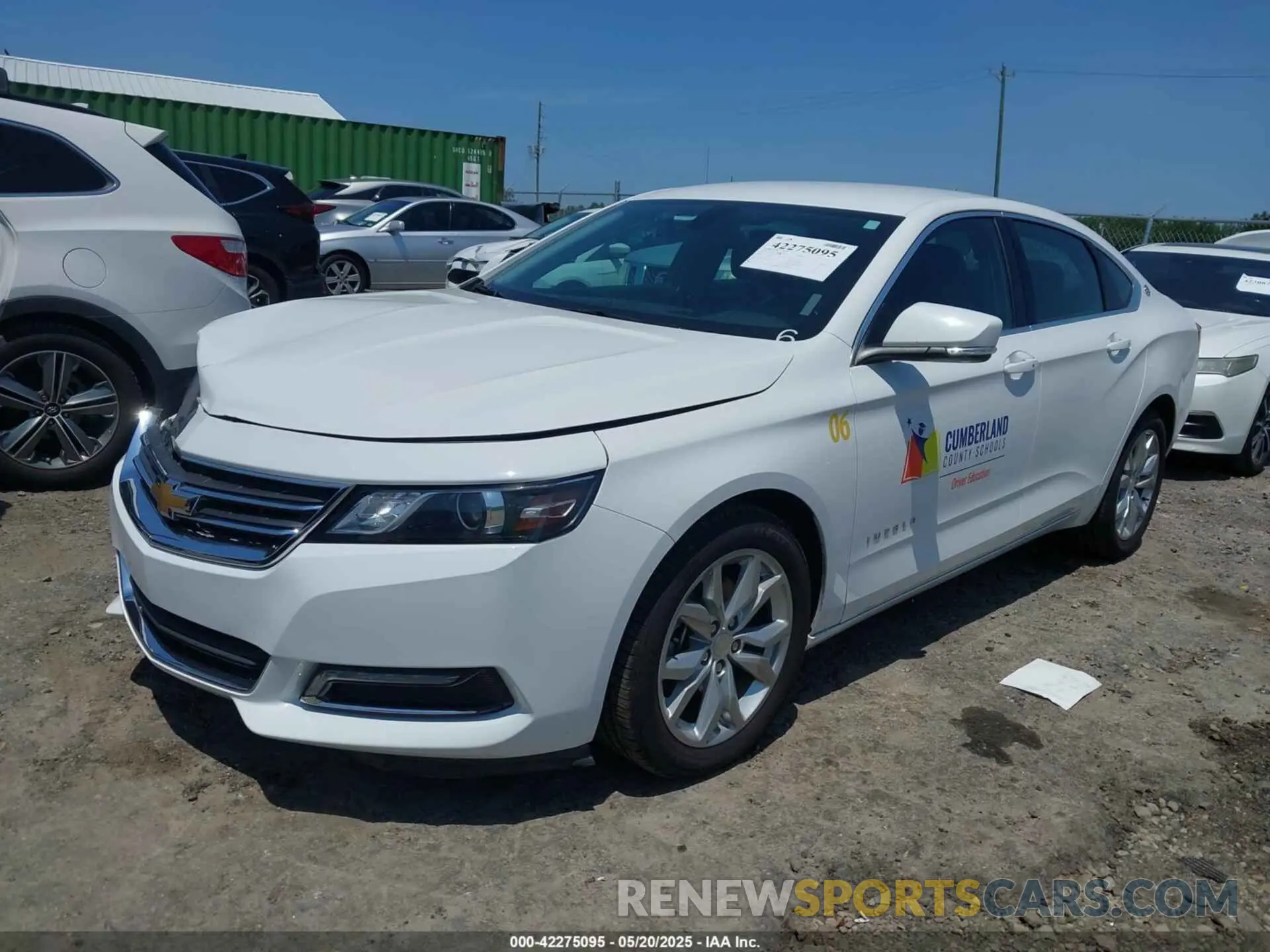 2 Photograph of a damaged car 1G11Z5S38LU115398 CHEVROLET IMPALA 2020