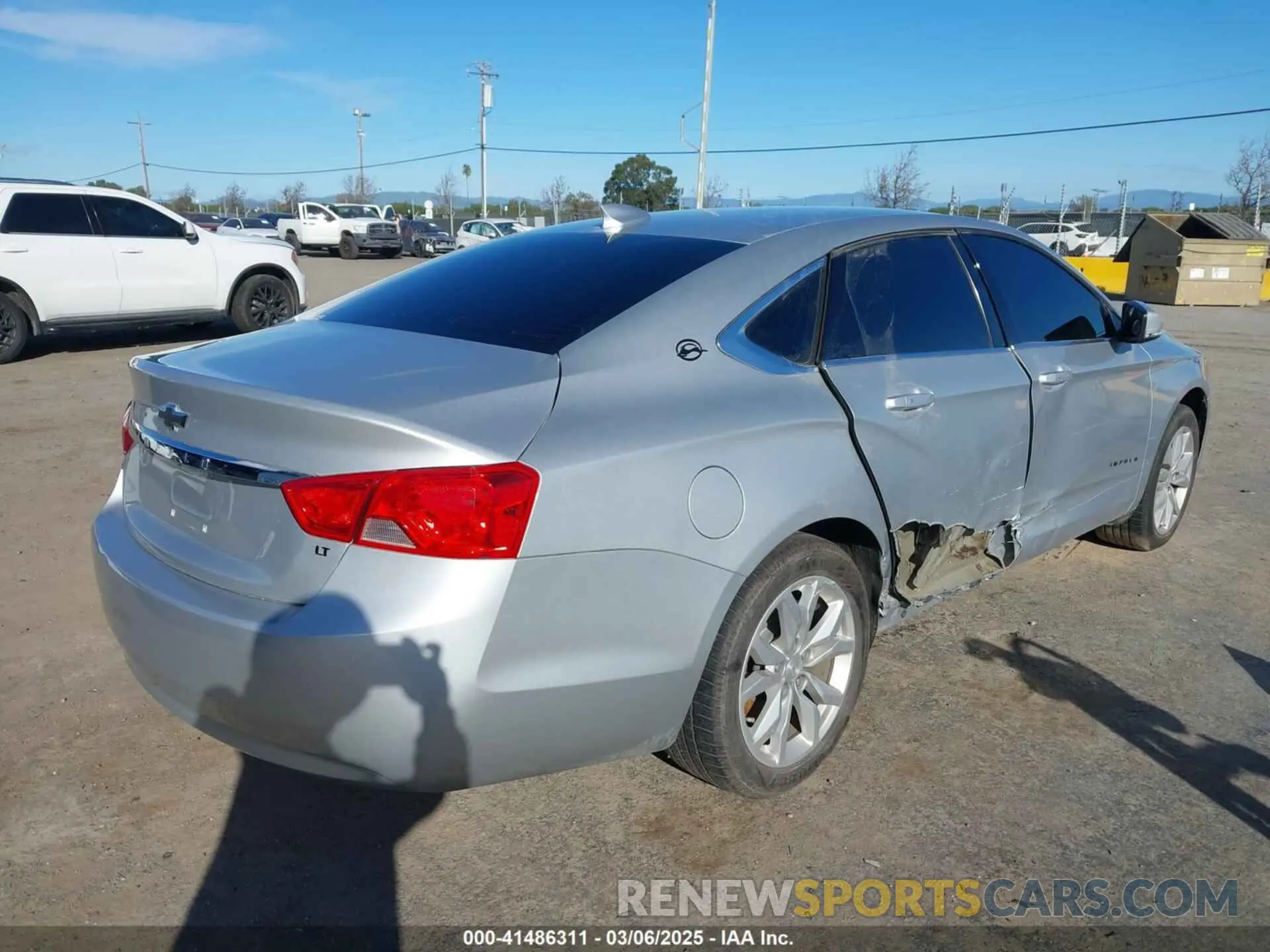 6 Photograph of a damaged car 1G11Z5S3XLU102944 CHEVROLET IMPALA 2020