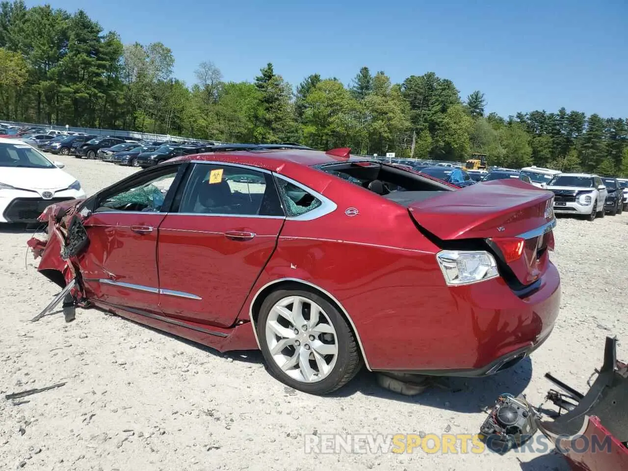 2 Photograph of a damaged car 2G1105S31L9102435 CHEVROLET IMPALA 2020