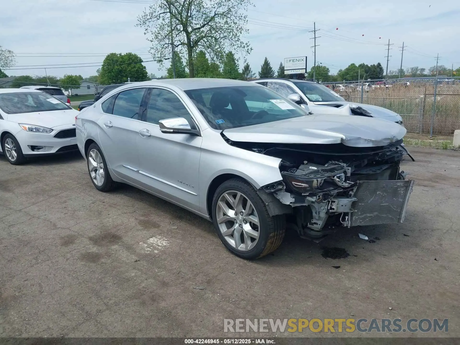 1 Photograph of a damaged car 2G1105S33L9100587 CHEVROLET IMPALA 2020