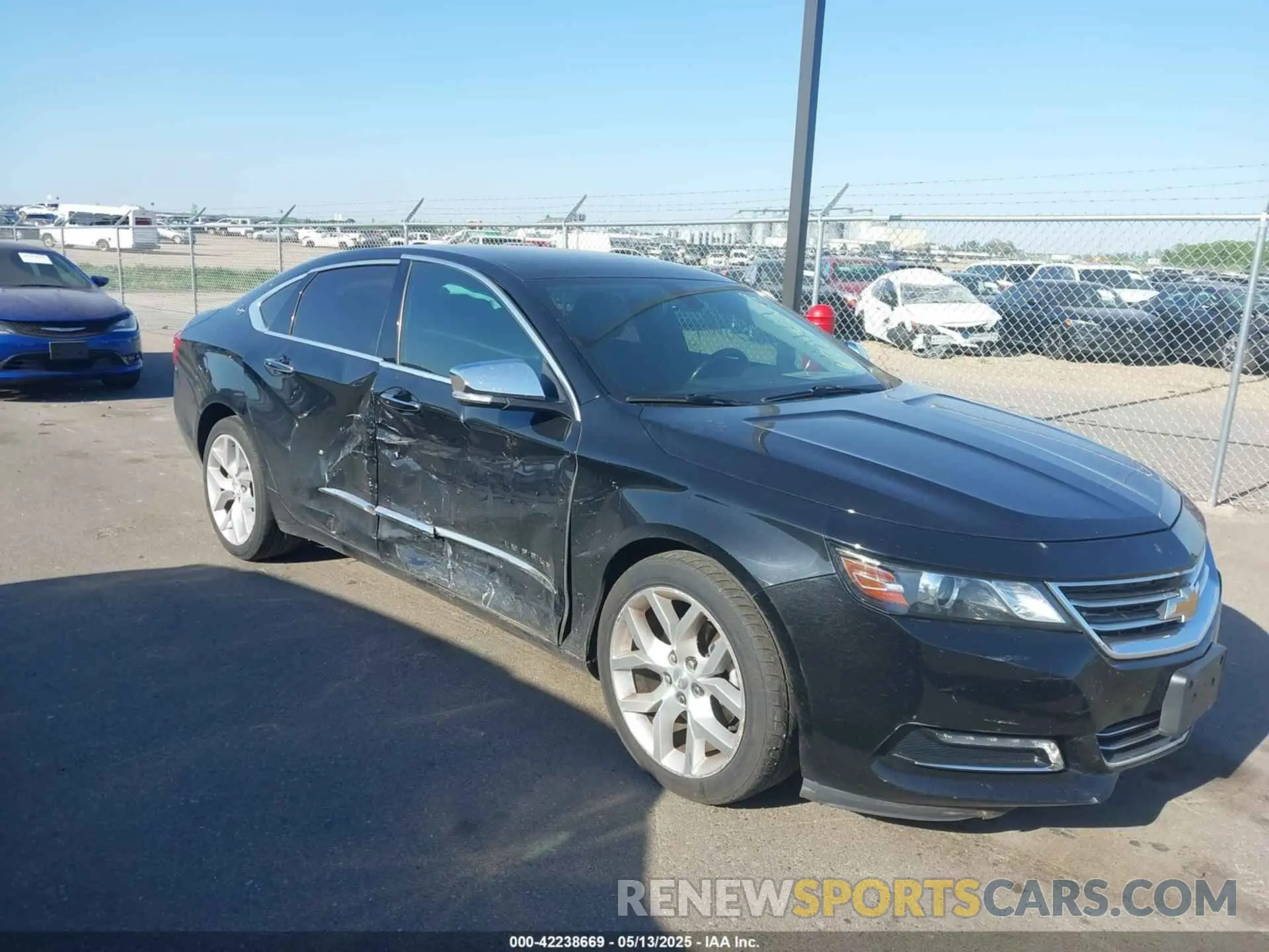 1 Photograph of a damaged car 2G1105S36L9100017 CHEVROLET IMPALA 2020