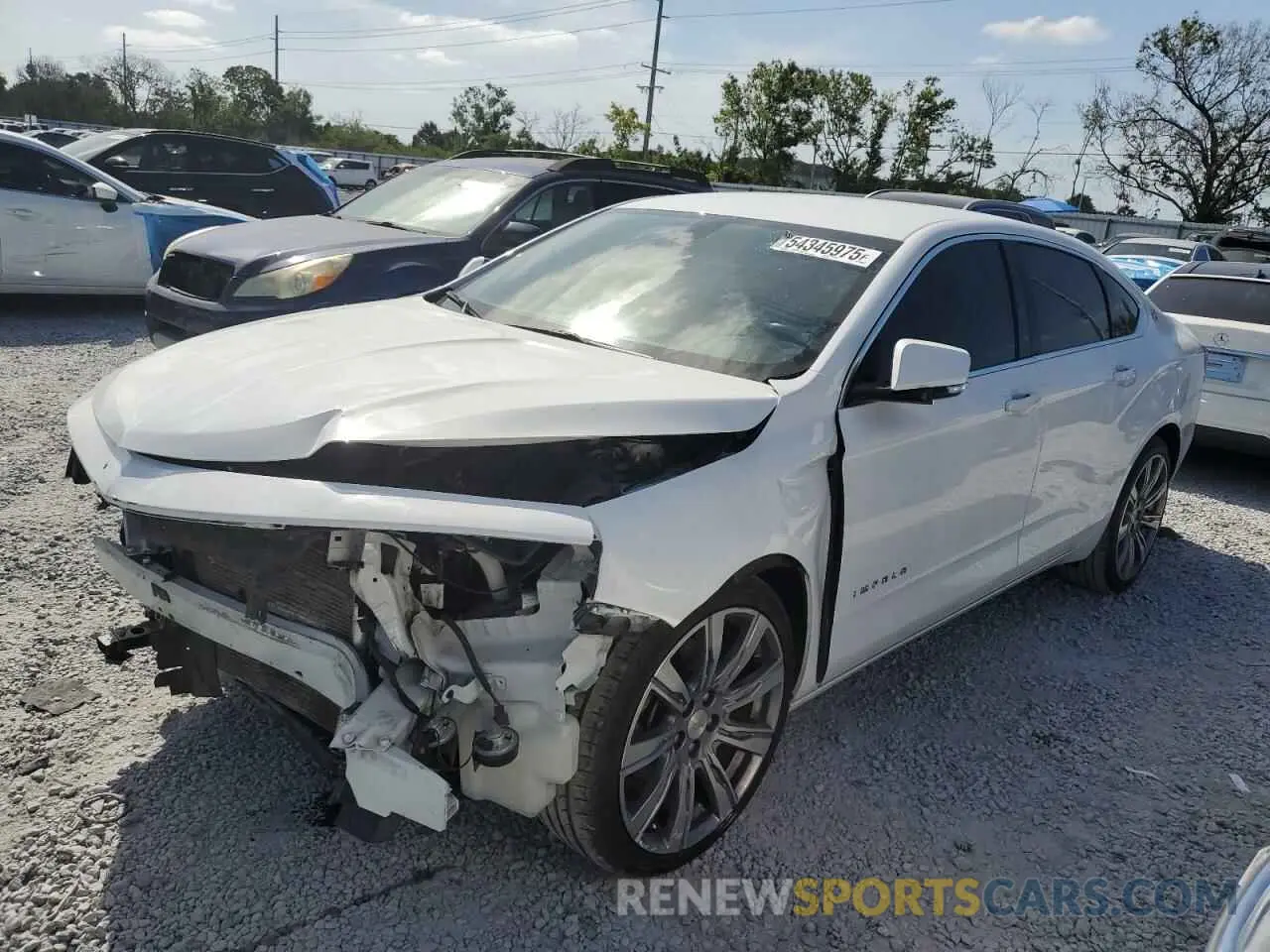 1 Photograph of a damaged car 2G11Z5S34L9101107 CHEVROLET IMPALA 2020