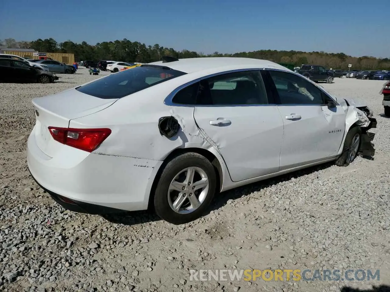 3 Photograph of a damaged car 1G1ZB5ST0KF144257 CHEVROLET MALIBU 2019