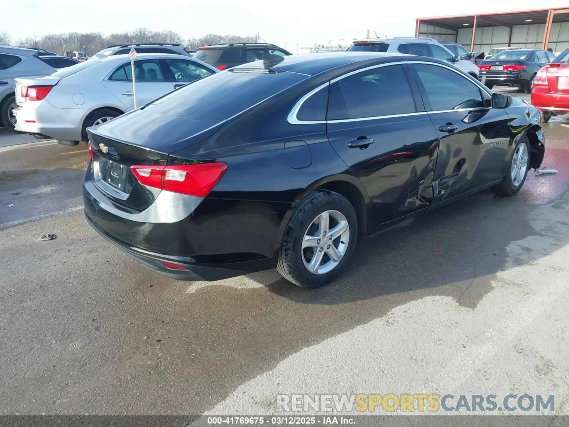 4 Photograph of a damaged car 1G1ZB5ST0KF215845 CHEVROLET MALIBU 2019