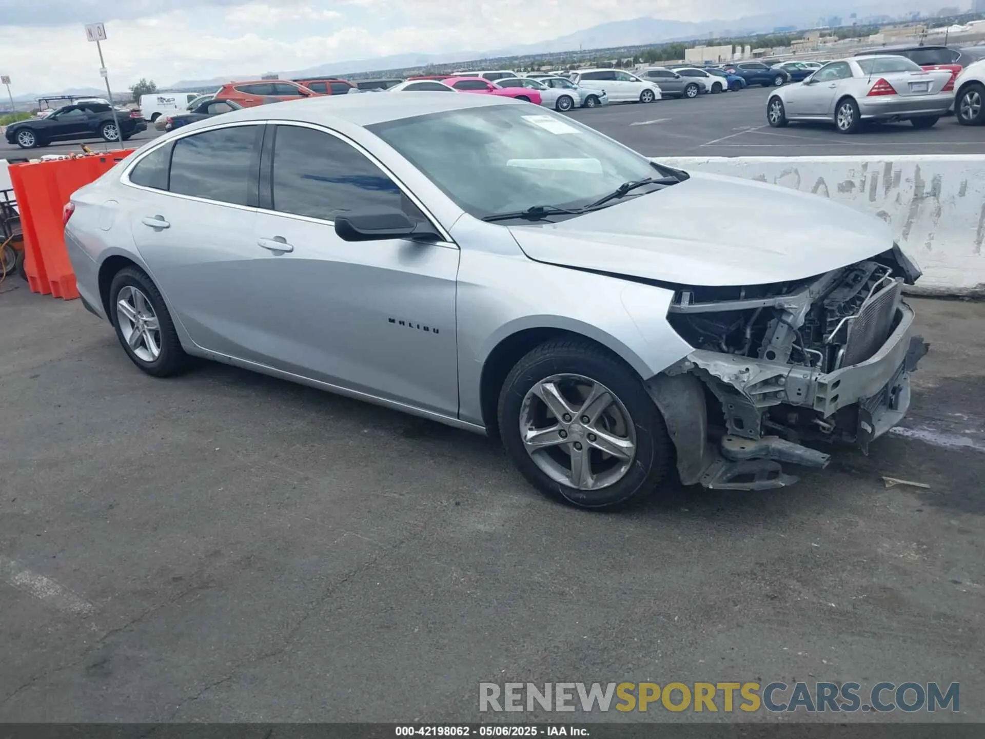1 Photograph of a damaged car 1G1ZB5ST0KF217739 CHEVROLET MALIBU 2019