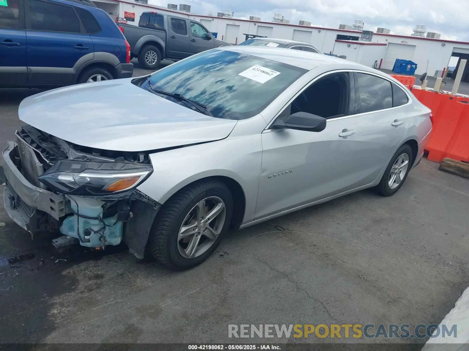 2 Photograph of a damaged car 1G1ZB5ST0KF217739 CHEVROLET MALIBU 2019