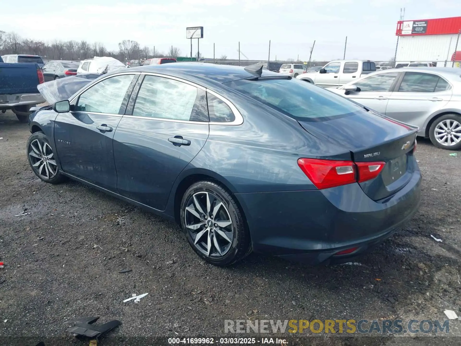 3 Photograph of a damaged car 1G1ZB5ST0KF227185 CHEVROLET MALIBU 2019