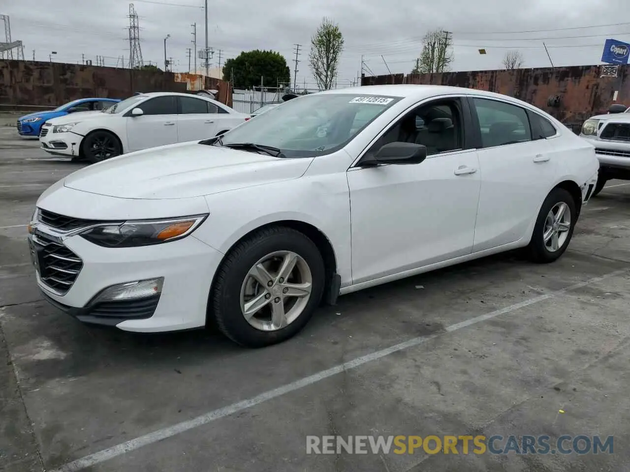 1 Photograph of a damaged car 1G1ZB5ST1KF121490 CHEVROLET MALIBU 2019