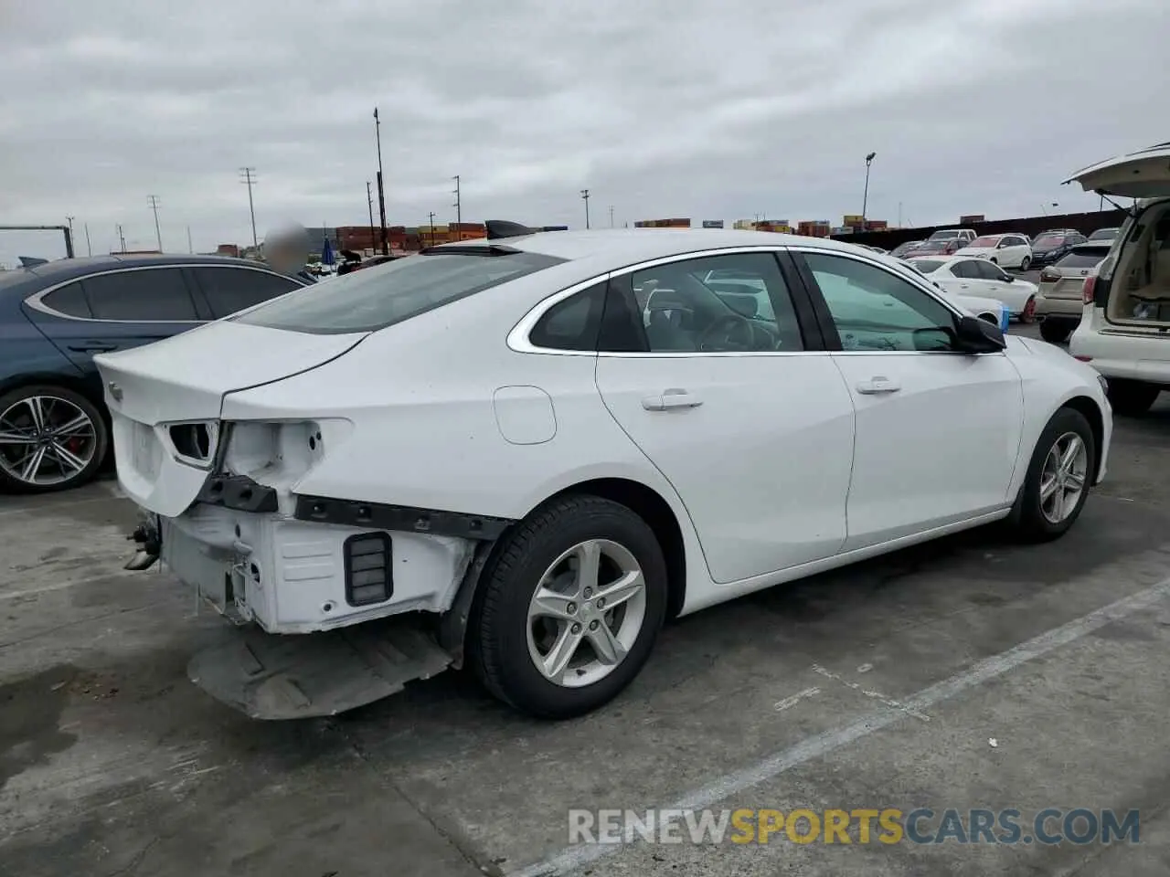 3 Photograph of a damaged car 1G1ZB5ST1KF121490 CHEVROLET MALIBU 2019
