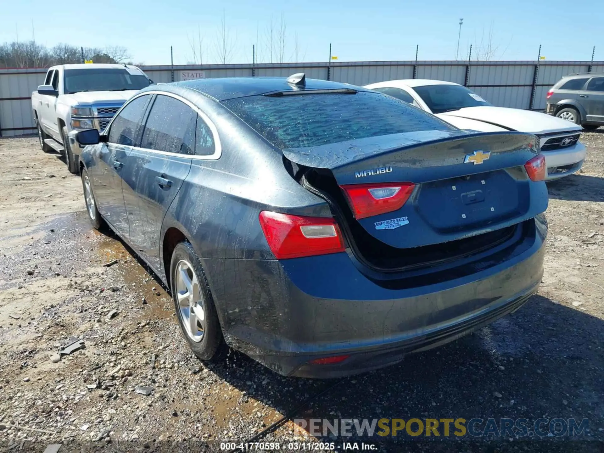 3 Photograph of a damaged car 1G1ZB5ST1KF142016 CHEVROLET MALIBU 2019