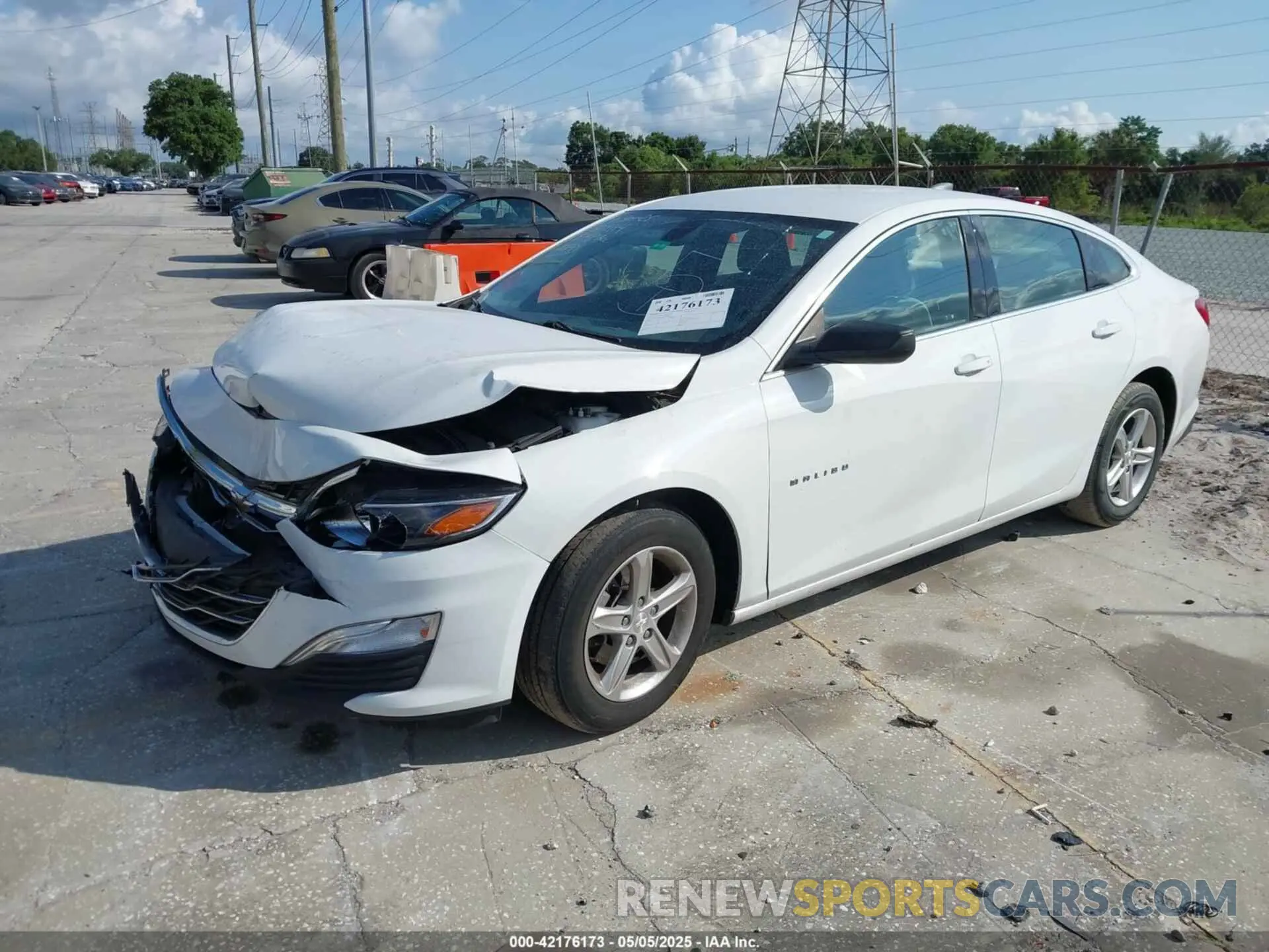 2 Photograph of a damaged car 1G1ZB5ST1KF159401 CHEVROLET MALIBU 2019