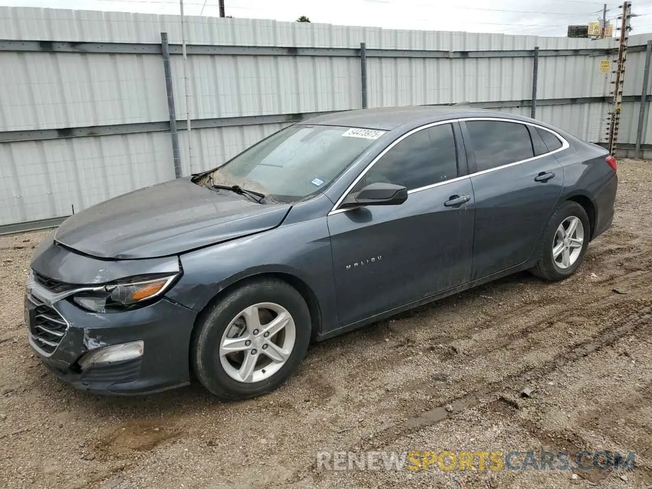1 Photograph of a damaged car 1G1ZB5ST1KF183245 CHEVROLET MALIBU 2019