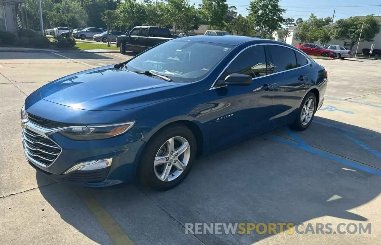 2 Photograph of a damaged car 1G1ZB5ST1KF191460 CHEVROLET MALIBU 2019